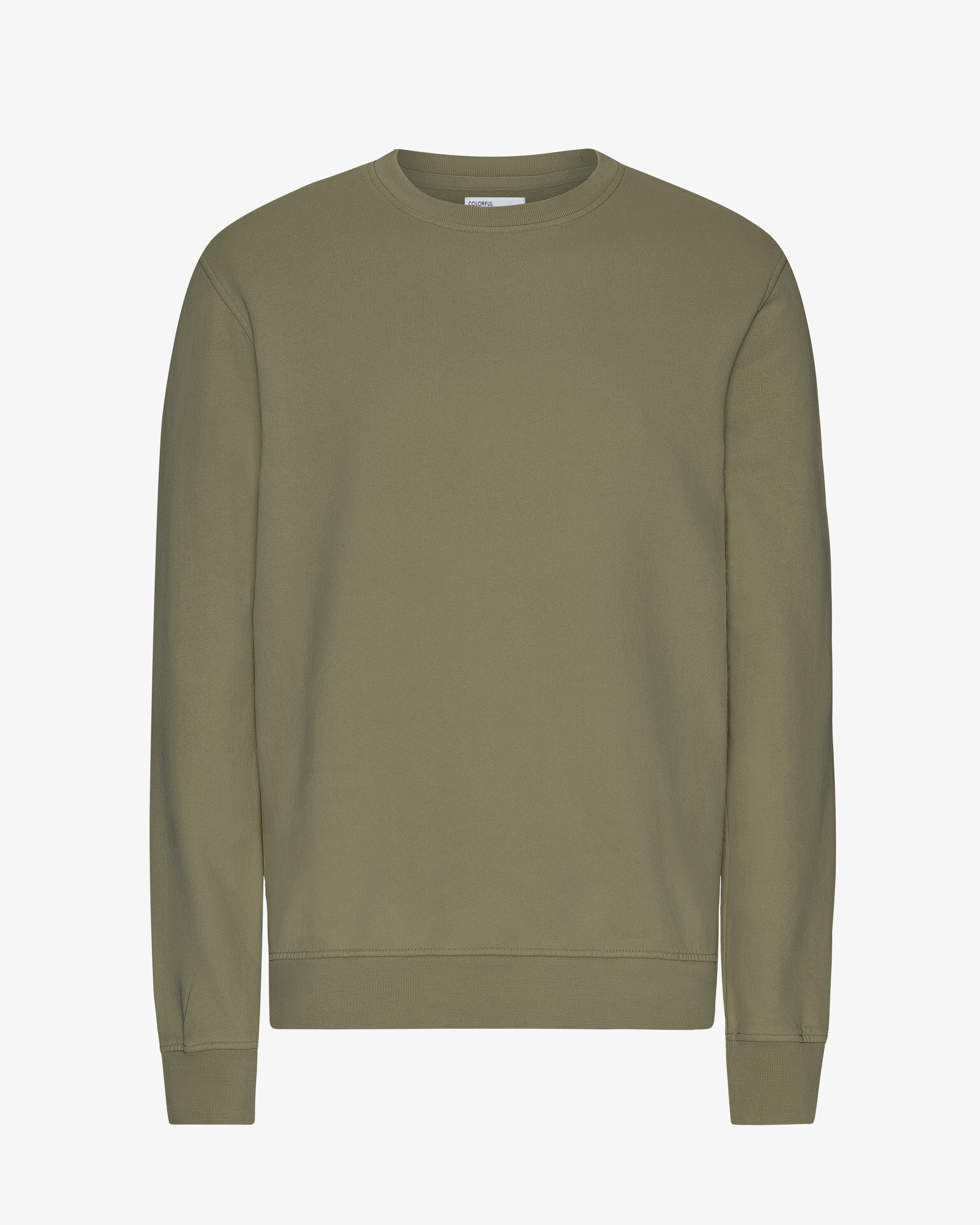 Classic Organic Cotton Crew Neck T-Shirt for Men - Soft & Comfortable Dusty Olive Green Tee - Perfect for Casual Wear, Gym & Everyday Outfits