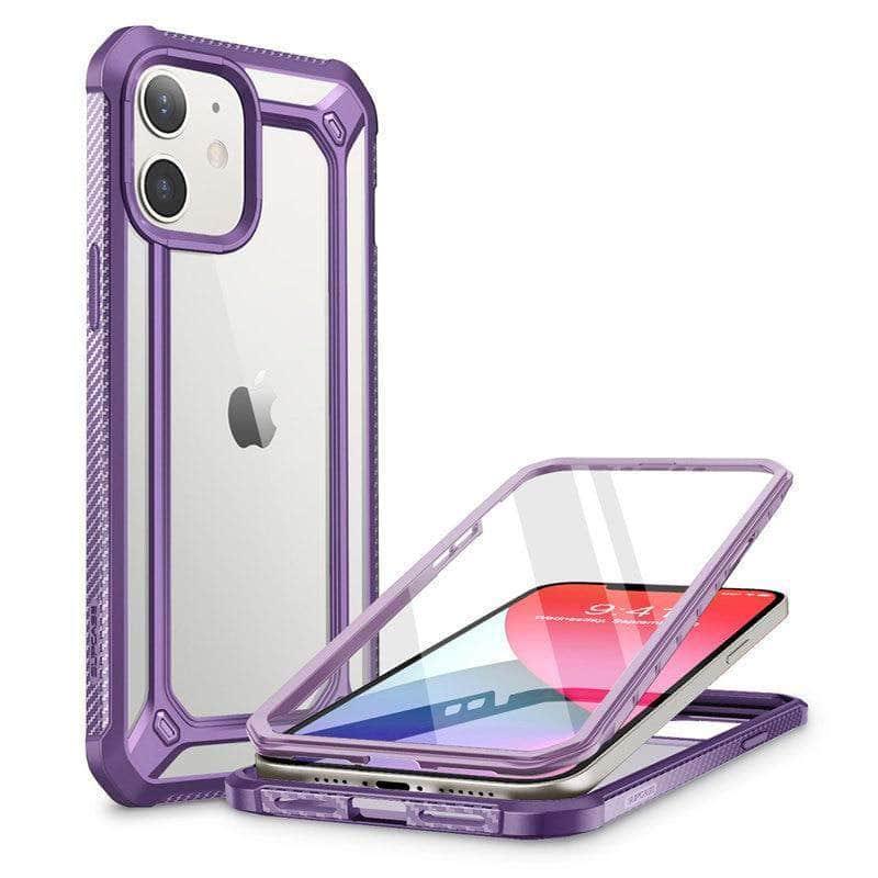 SUPCASE UB EXO Pro Hybrid Clear Bumper Case for iPhone 12 Mini (2020) - Shockproof Protective Cover for Everyday Use, Outdoor Activities & Travel