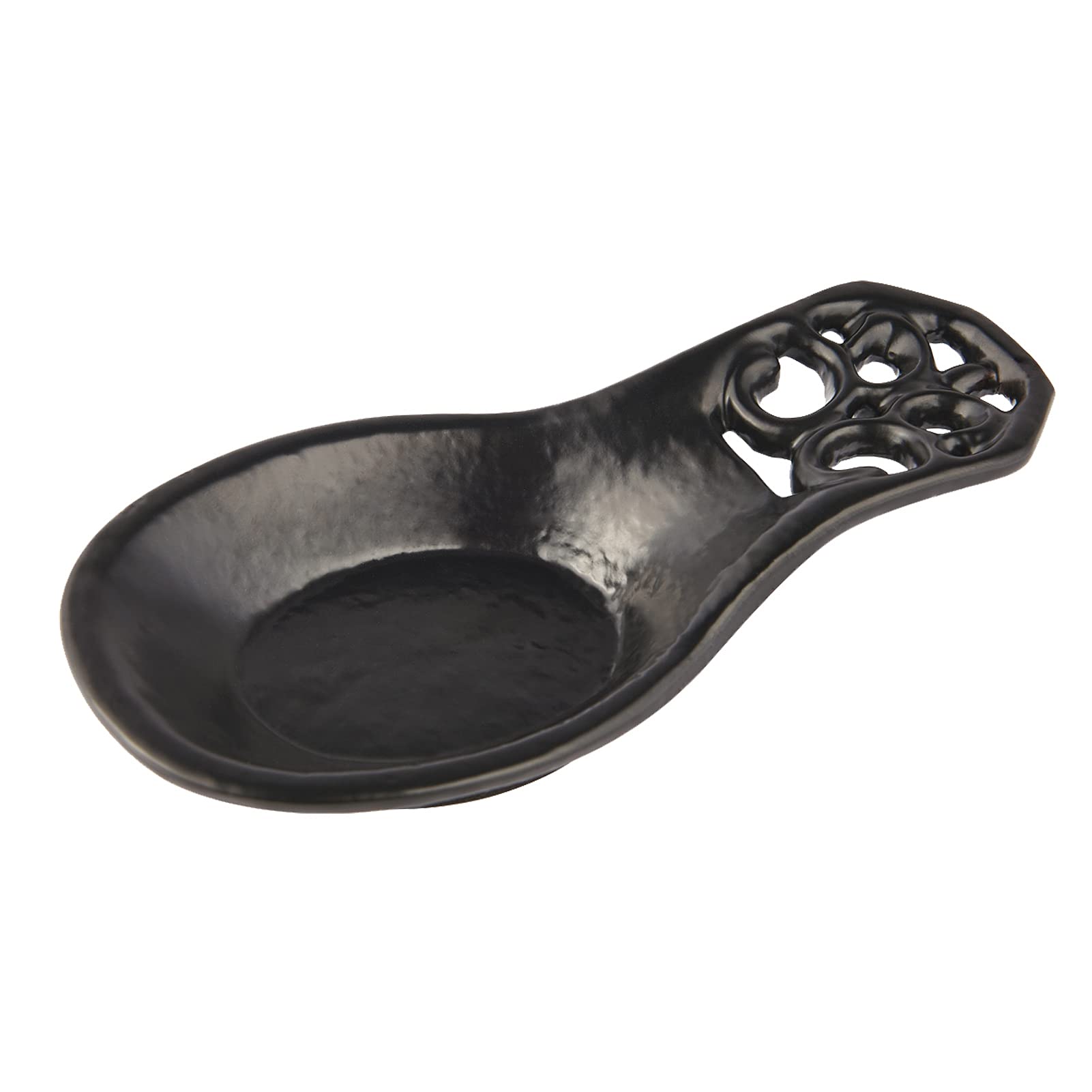 Vintage Cast Iron Spoon Rest for Kitchen - 7.9