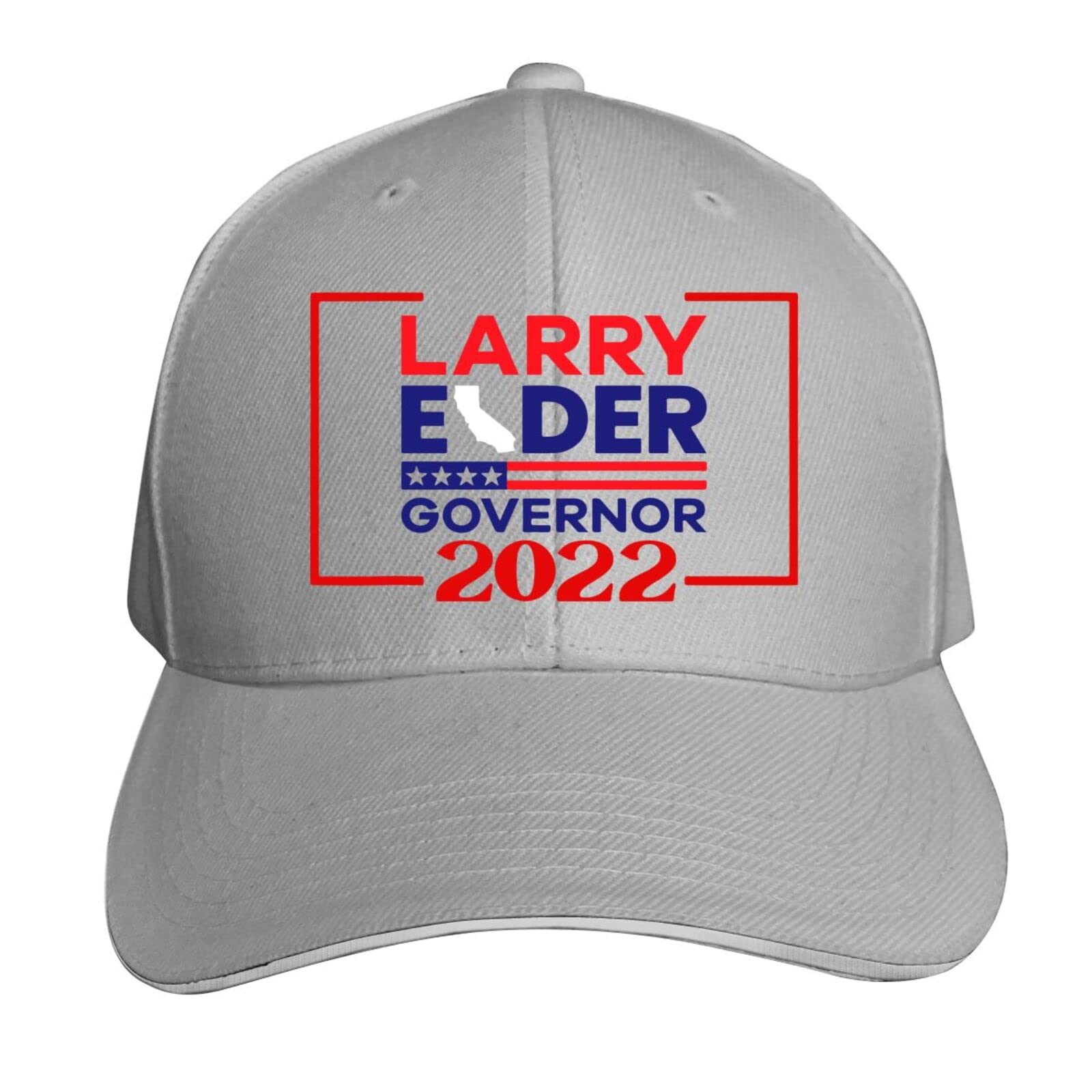 Larry Elder California Governor Election Unisex Baseball Cap - Cowboy Style Plain Dad Hat for Men & Women | Perfect for Political Campaigns, Outdoor Events & Casual Wear