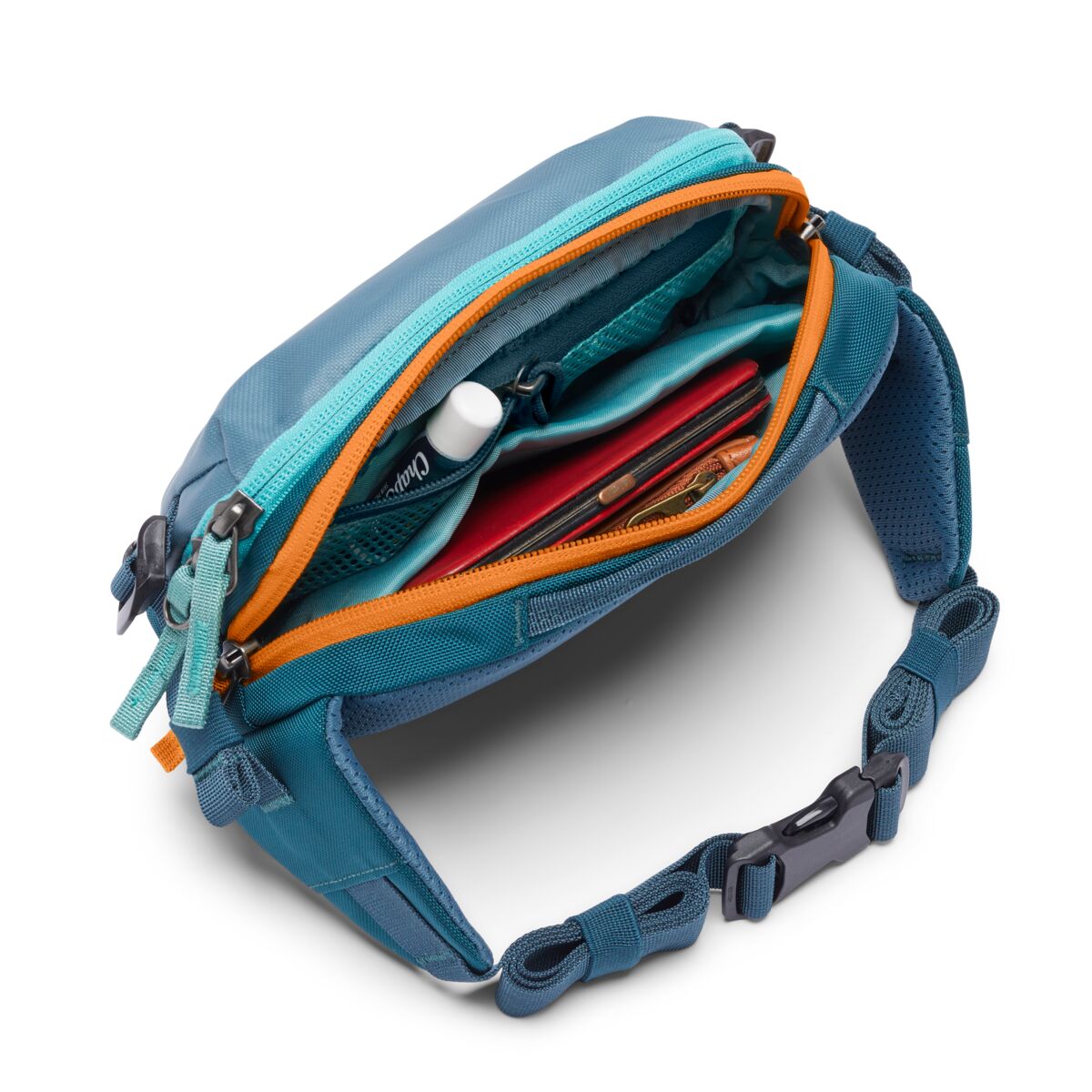 Cotopaxi Allpa X 1.5L Hip Pack - Waterproof Waist Bag for Travel & Hiking - Blue Spruce/Abyss - Compact Fanny Pack for Outdoor Adventures, Running & Daily Use