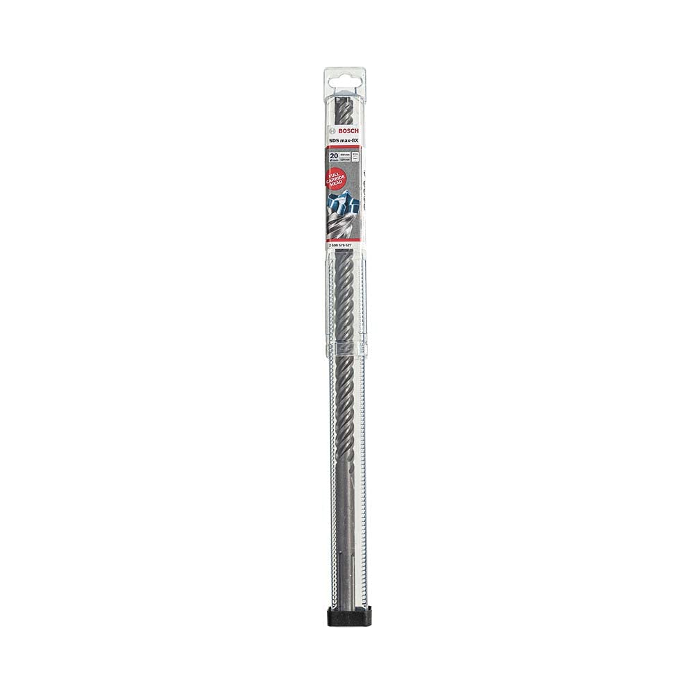 Bosch Professional 2608578627 SDS Max-8X Hammer Drill Bit - 20mm Diameter, 400mm Working Length - Perfect for Heavy-Duty Concrete Drilling & Demolition Work