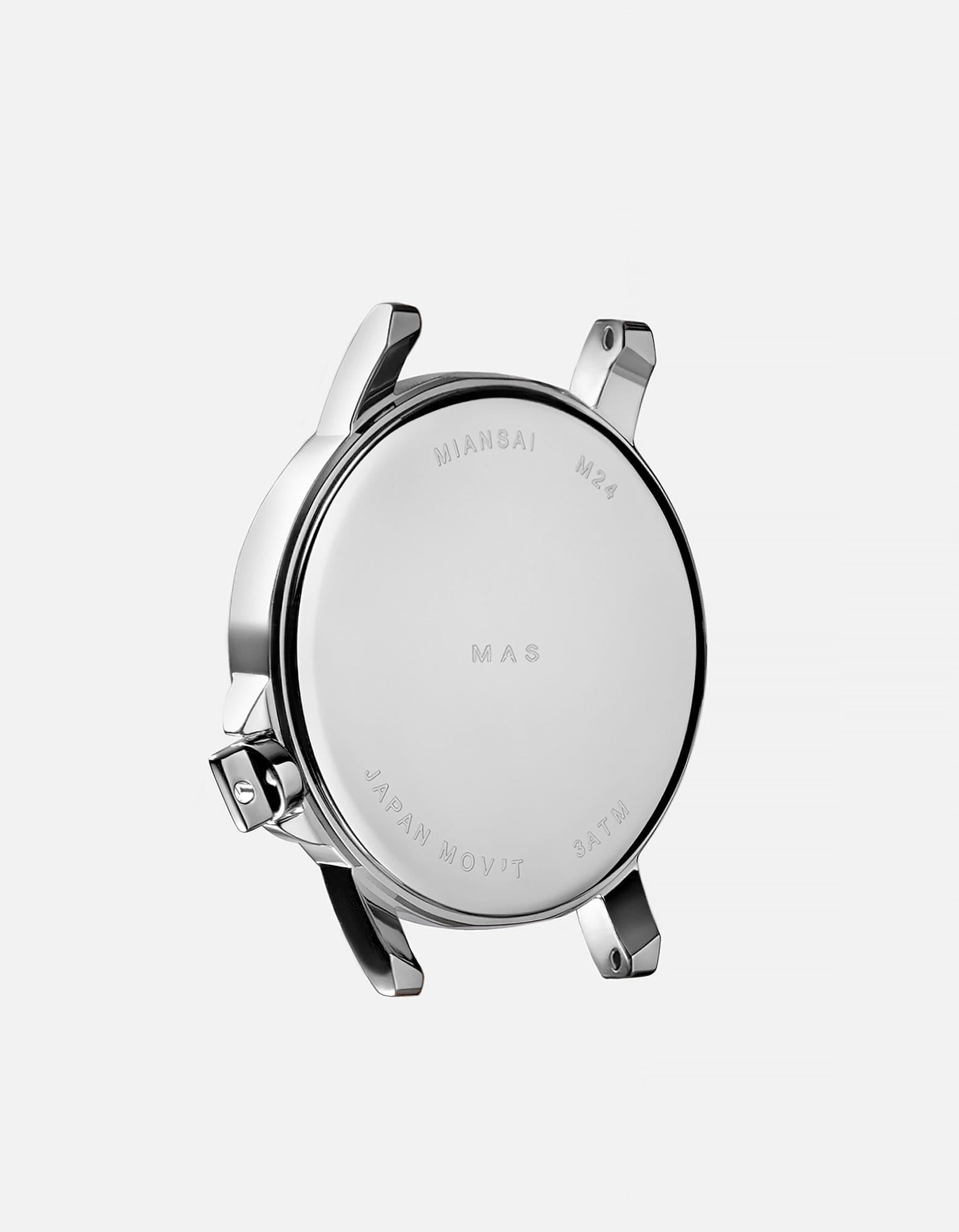 M24 II White & Black Genuine Leather Watch - Stylish & Durable for Men's Fashion, Business & Casual Wear