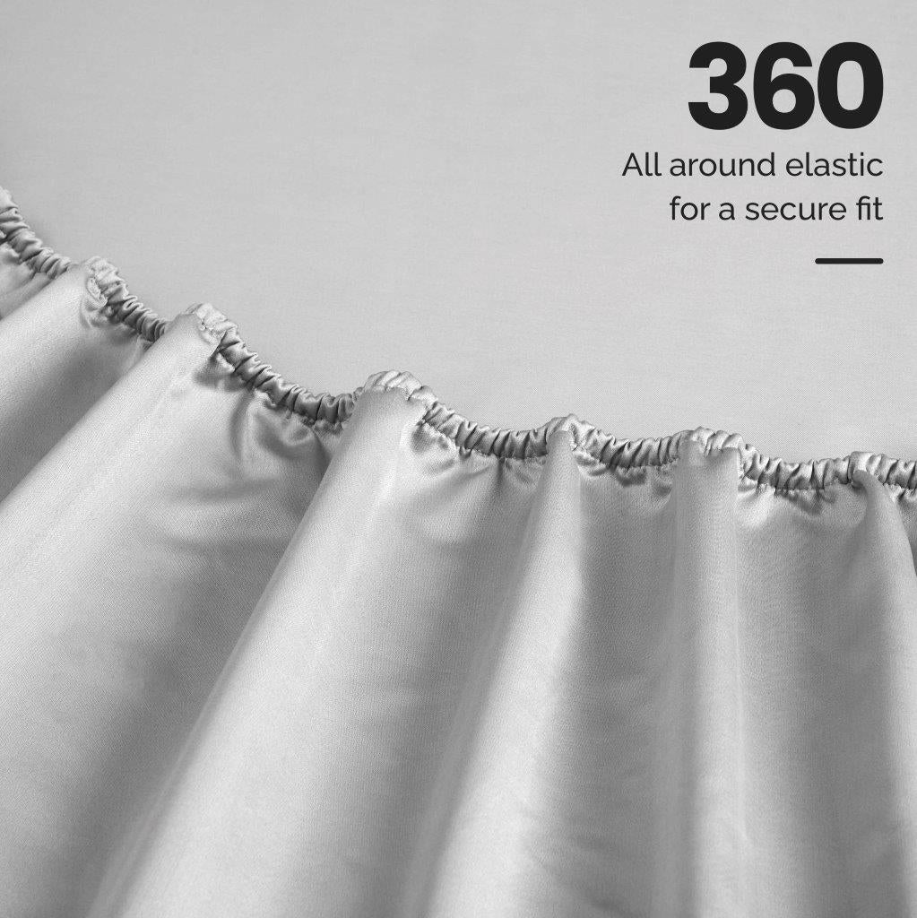 Premium 1500 Thread Count Egyptian Cotton Sheet Set - Eco-Friendly, Breathable & Hypoallergenic - Perfect for Luxury Bedding & Hot Sleepers