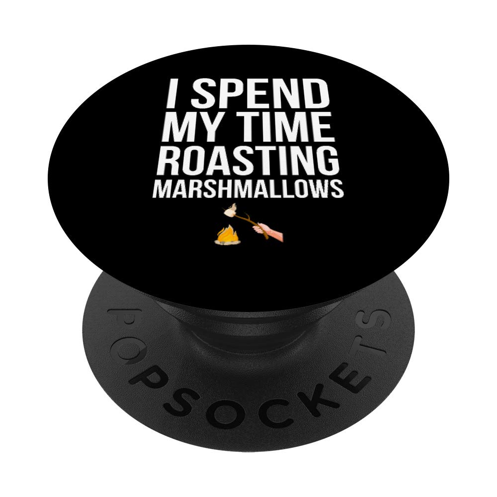 Roasting Marshmallows PopSockets - Expandable Phone Grip & Stand for iPhone, Samsung, Tablets | Perfect for Camping, Road Trips & Outdoor Adventures