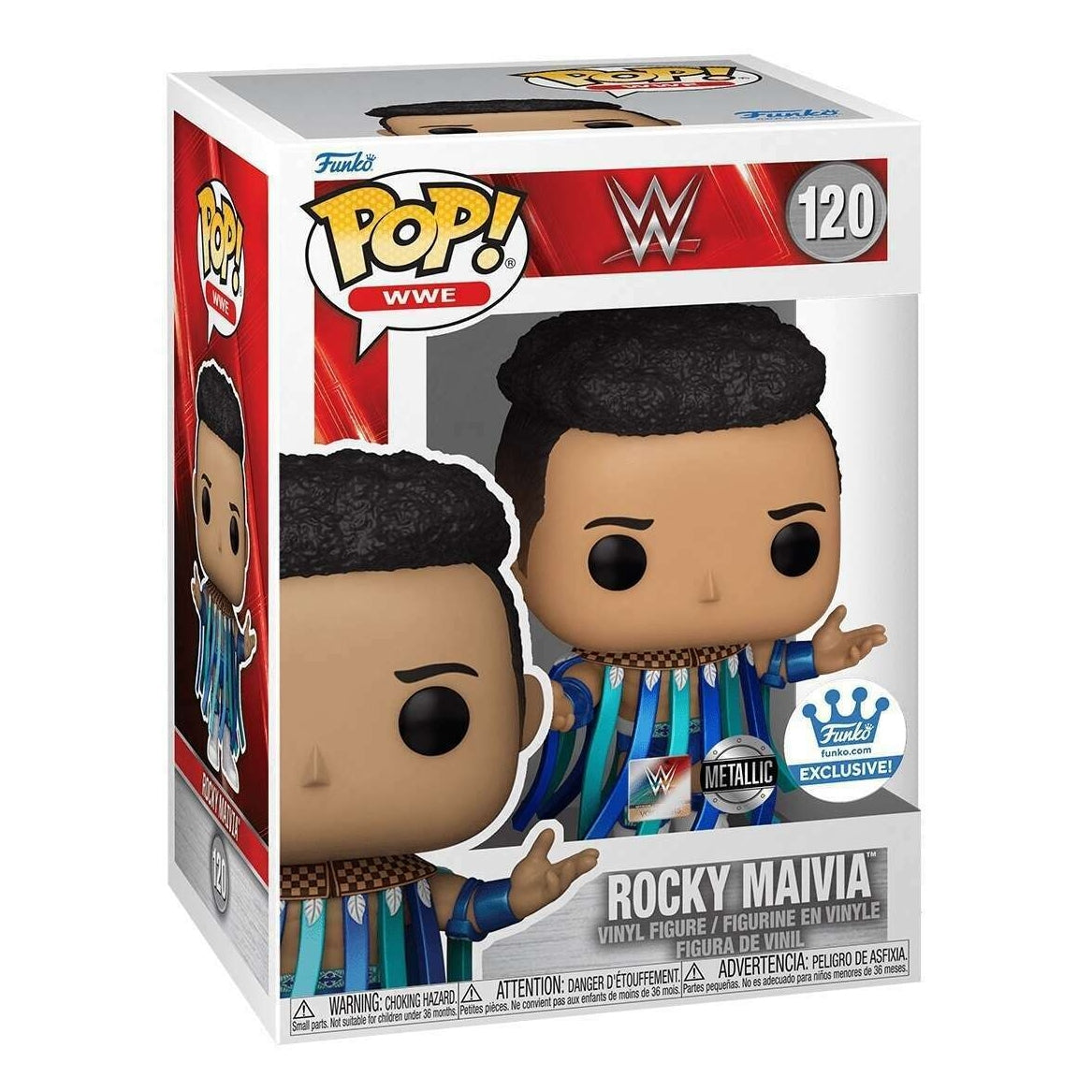 WWE Funko Pop! Vinyl Figure: Rocky Maivia Exclusive Collectible - Perfect for WWE Fans & Pop Culture Collectors