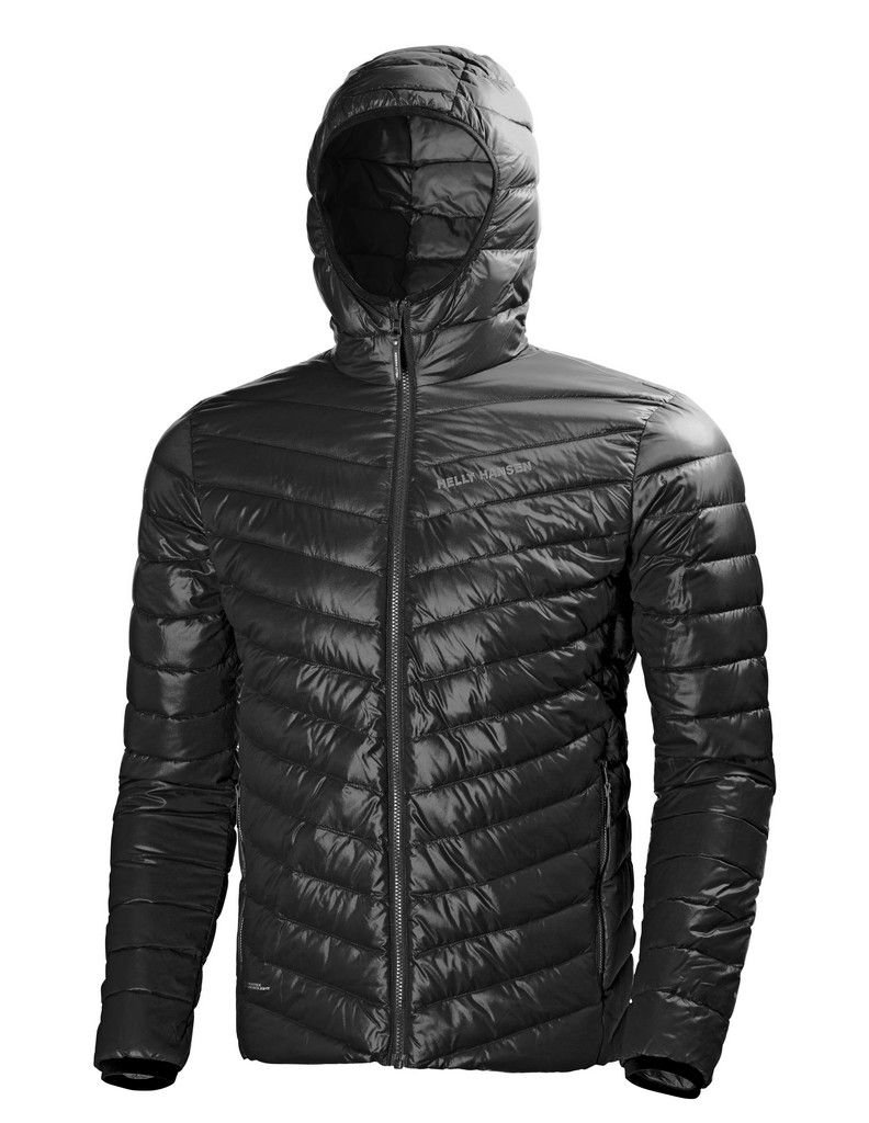Helly Hansen Men's Verglas Hooded Down Insulator Jacket - Lightweight Puffy Winter Coat for Outdoor Activities, Hiking & Cold Weather