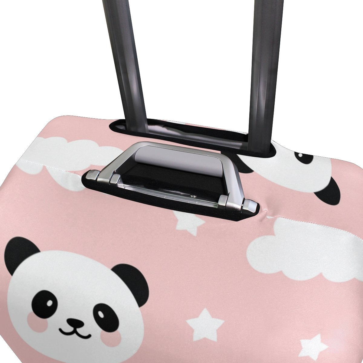 Stylish Panda Star Cloud Luggage Cover Protector - Travel Suitcase Protector for Kids, Men & Women | Perfect for Airplane, Train & Vacation Travel