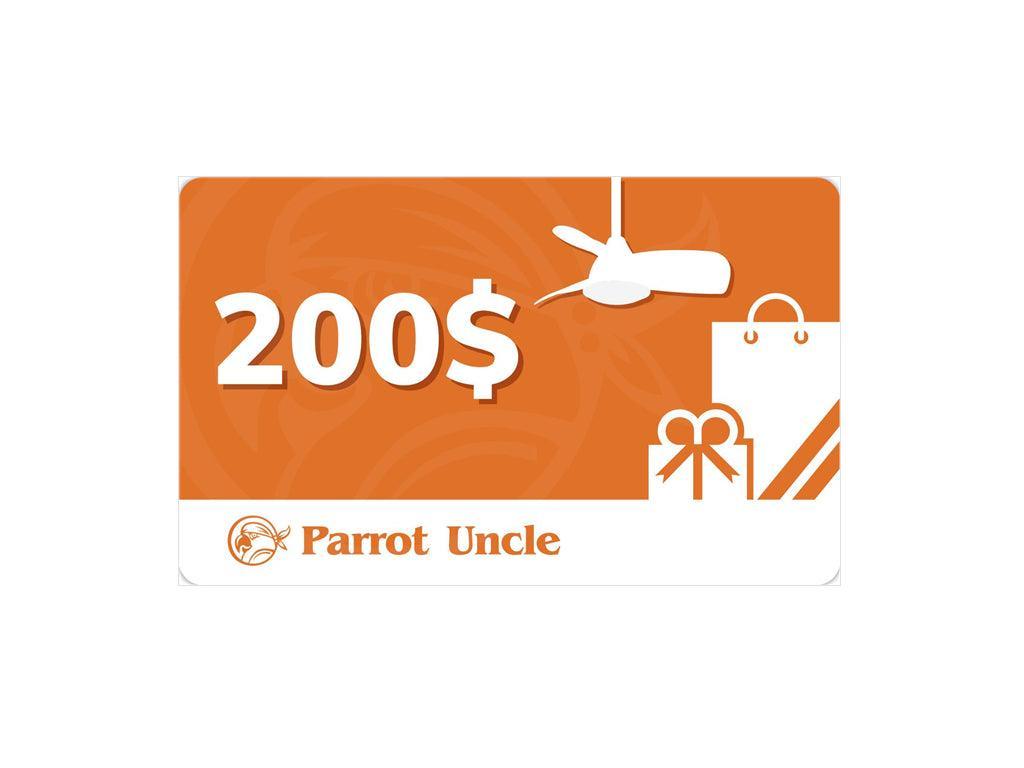 Parrot Uncle Gift Cards - Perfect for Birthdays, Holidays & Special Occasions | Online Shopping & Gifts for Loved Ones