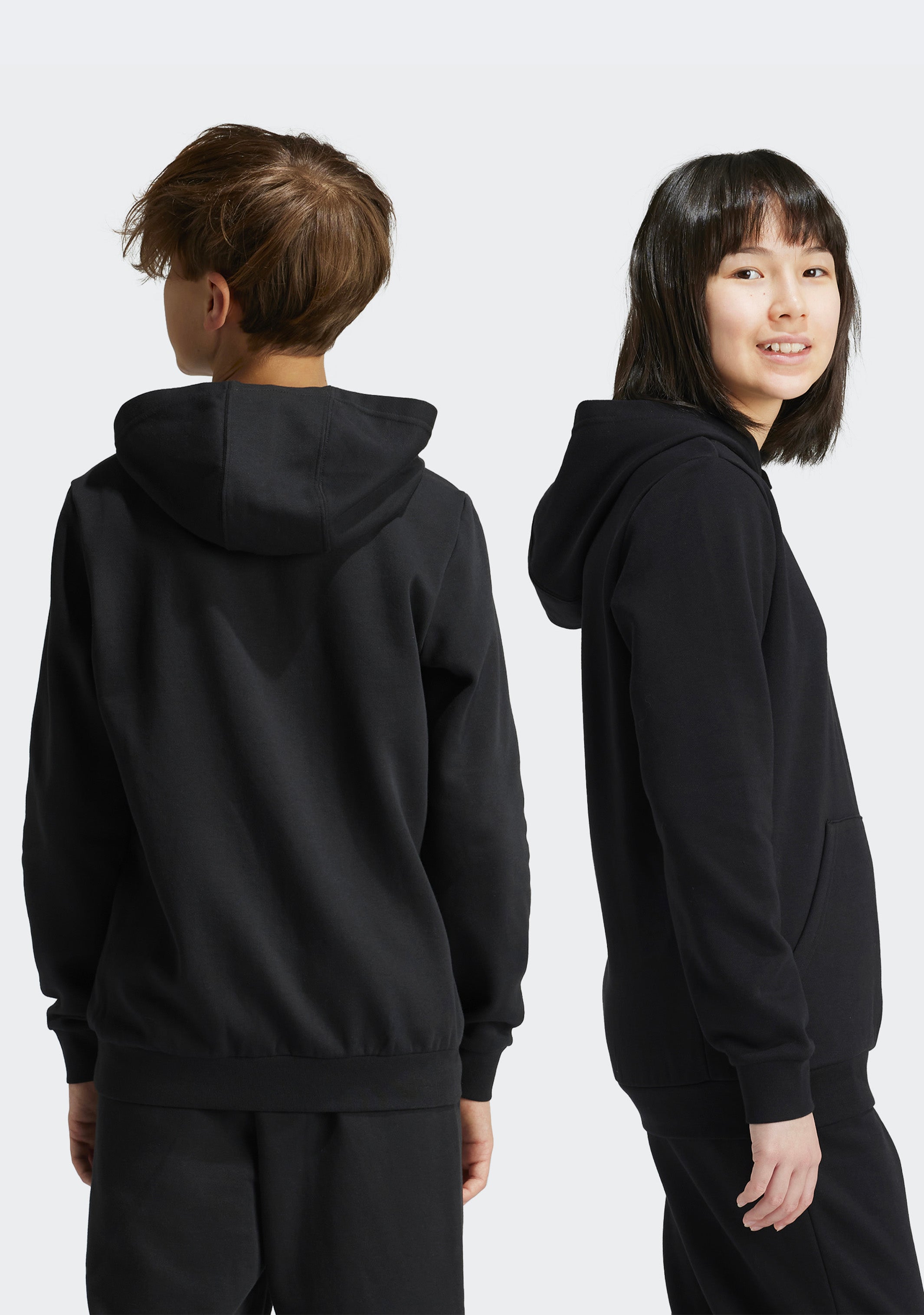 Adidas Kids' Essentials Small Logo Fleece Hoodie - Soft & Cozy Pullover for Boys & Girls - Perfect for School, Playdates & Outdoor Activities