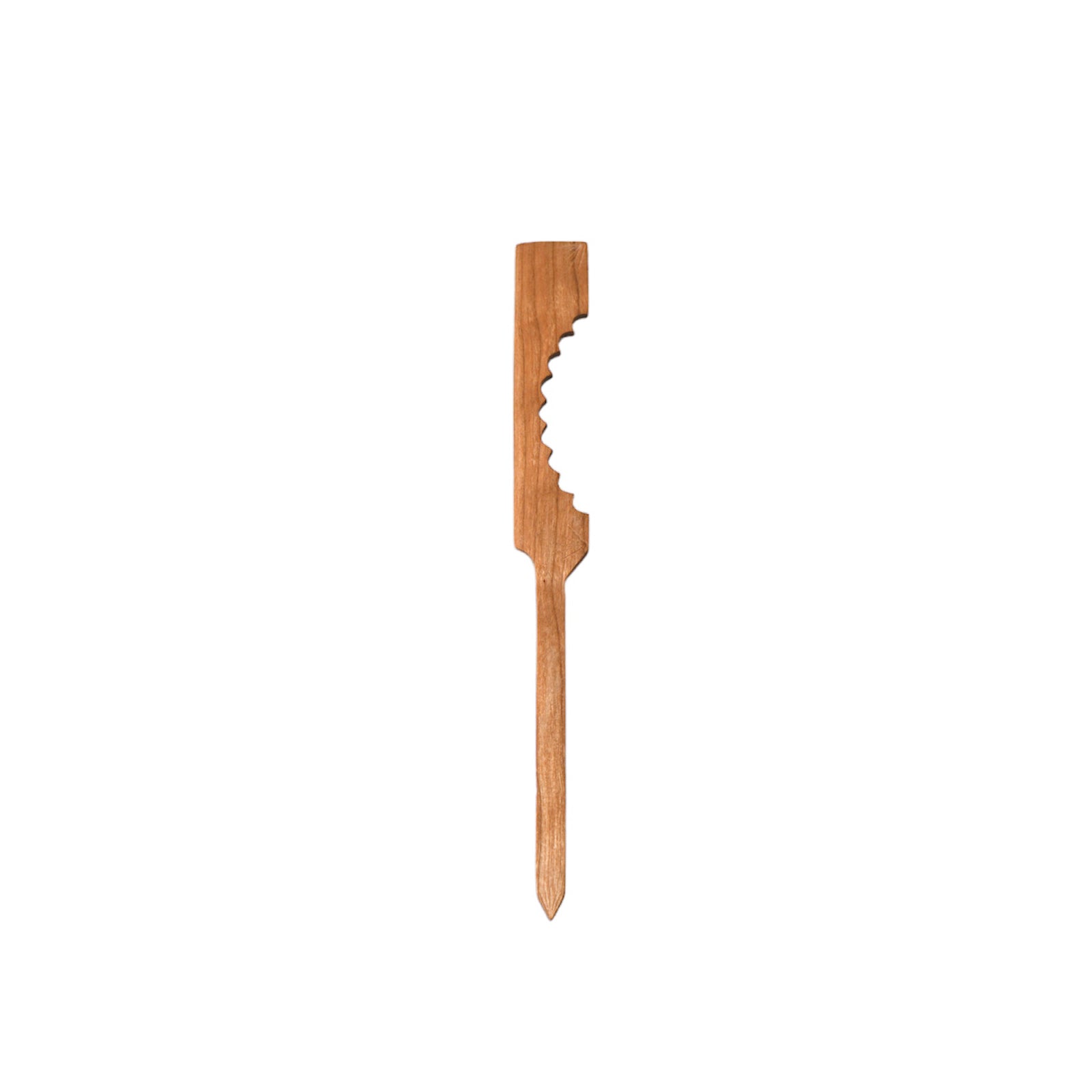 KADO ICHIKA Walnut Wood Contour Blade Stick - Japanese Cooking Utensil for Sushi, Rice & Fish - Perfect for Professional Chefs & Home Cooking