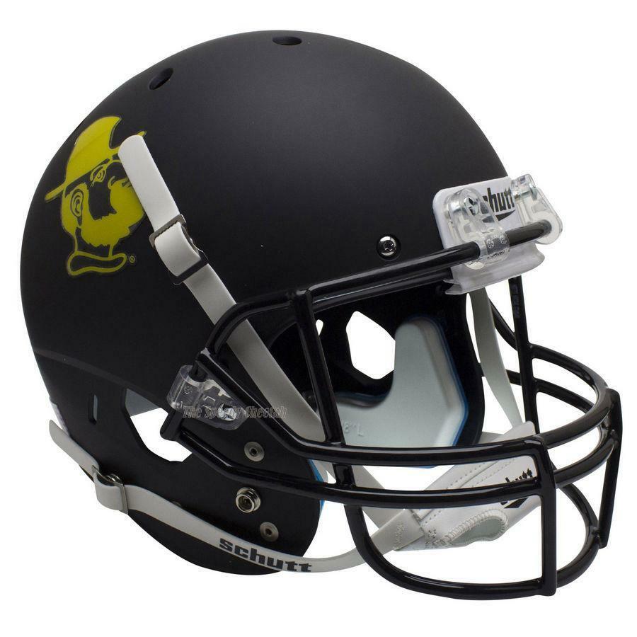 Appalachian State Mountaineers Yosef Black XP Full Size Replica Football Helmet - Authentic Collectible for Fans, Home Decor & Game Day Display