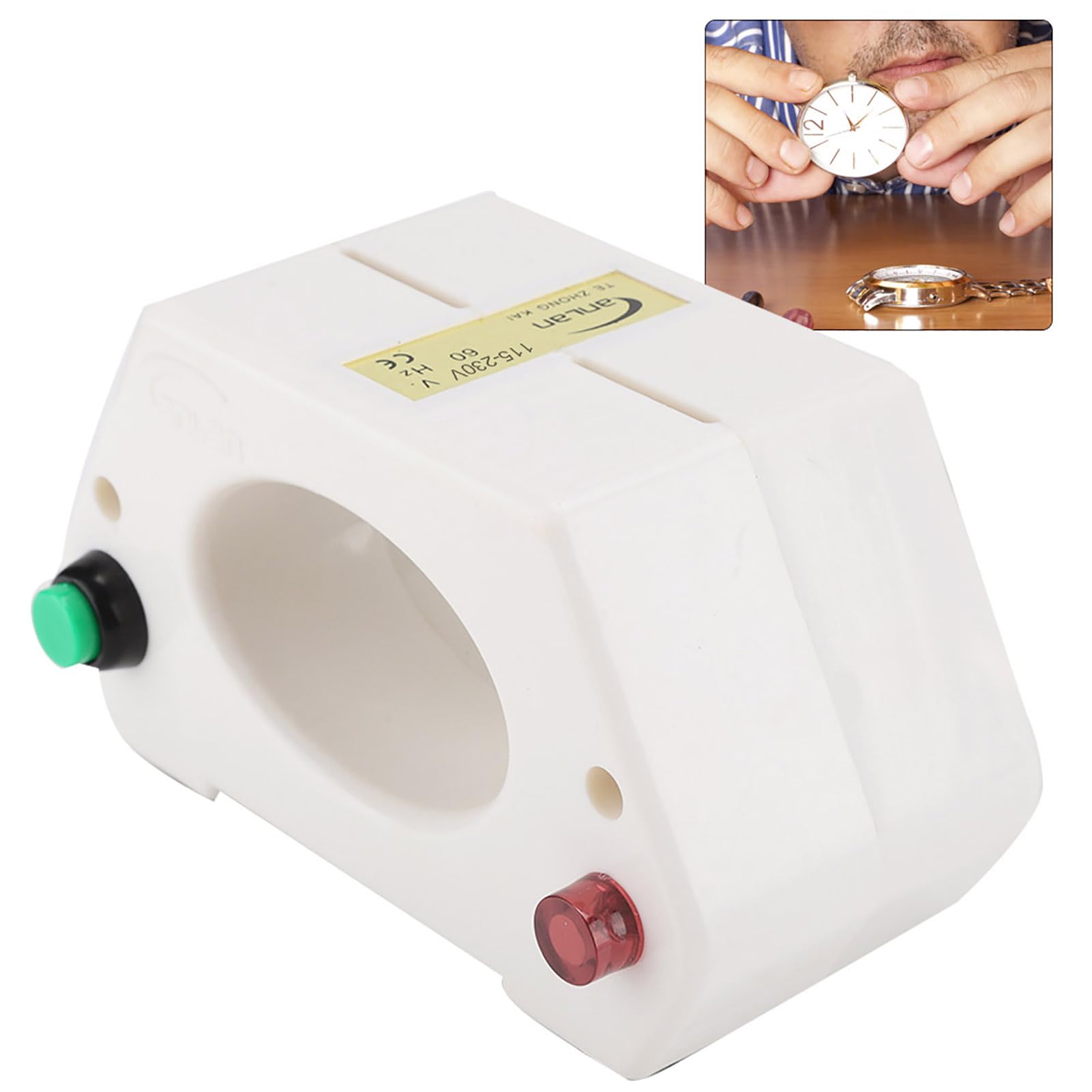 Professional Watch Demagnetizer - Lightweight Mechanical Tool for Watch Repair (US Plug) - Perfect for Watchmakers & Repair Workers