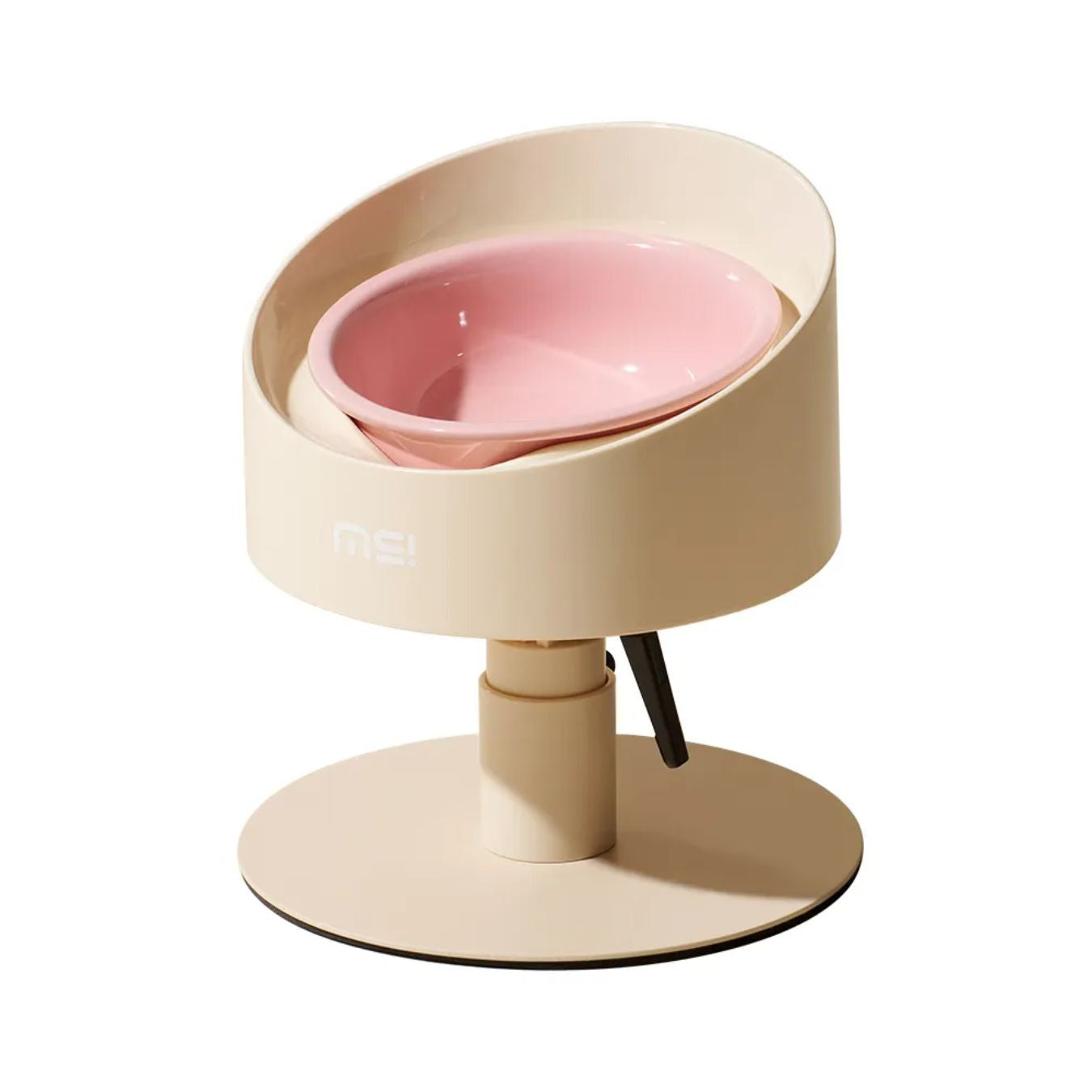 Makesure Adjustable Ceramic Elevated Dog Bowl and Cat Bowl Stand - Non-Slip Pet Food Dish for Small Medium Large Pets - Perfect for Kitchen, Living Room, or Outdoor Feeding Station