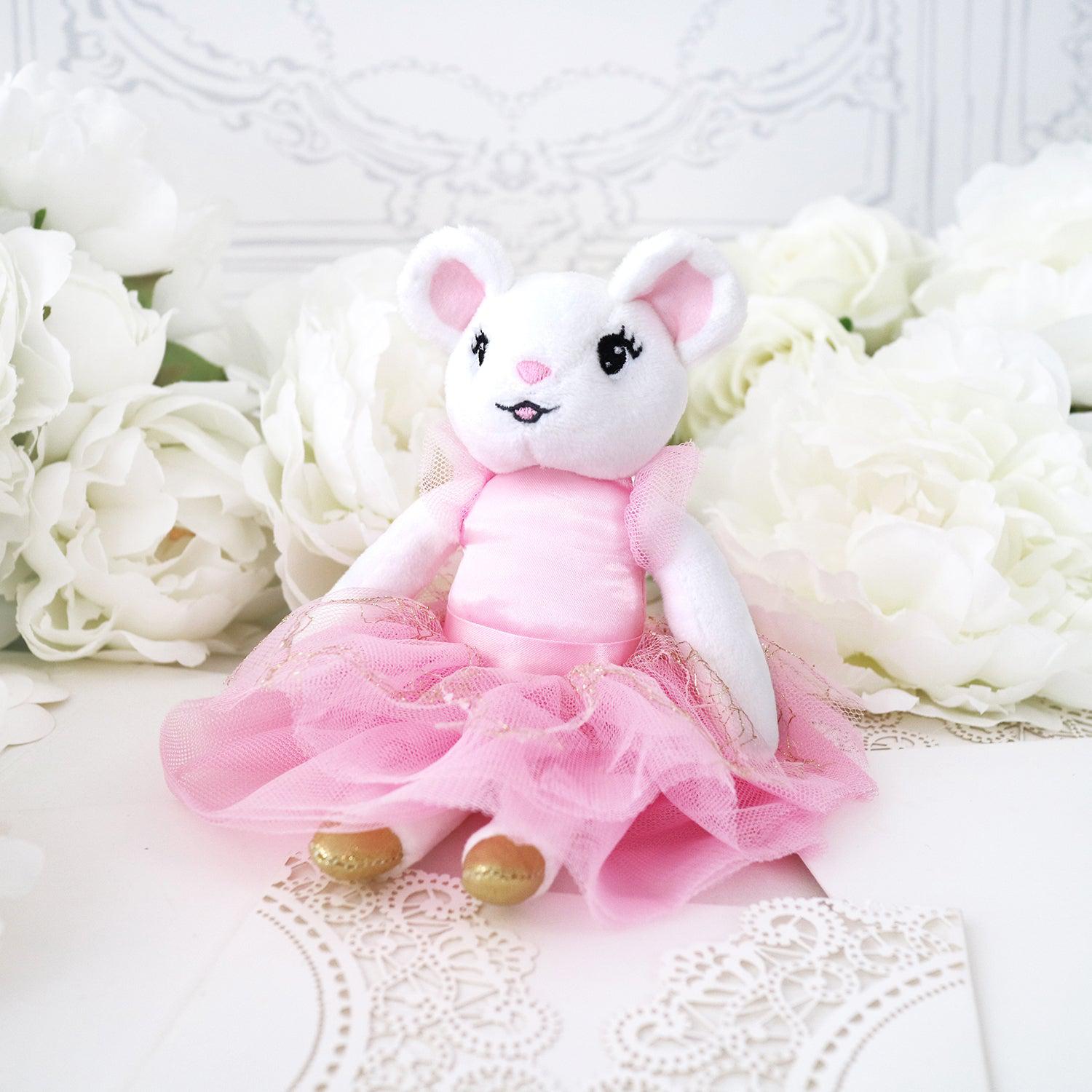 Claris The Mouse Pink Mini Plush Doll - Kawaii Stuffed Animal Toy for Kids, Girls Gift, Anime Collectible | Perfect for Birthday Presents, Room Decor & Cuddling