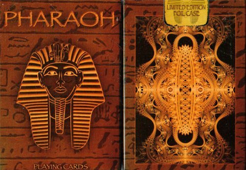 Collectible Pharaoh Playing Cards - Limited Edition Foil Case Deck for Cardistry, Magic Tricks & Poker Games | Premium Card Game Accessories for Collectors & Players