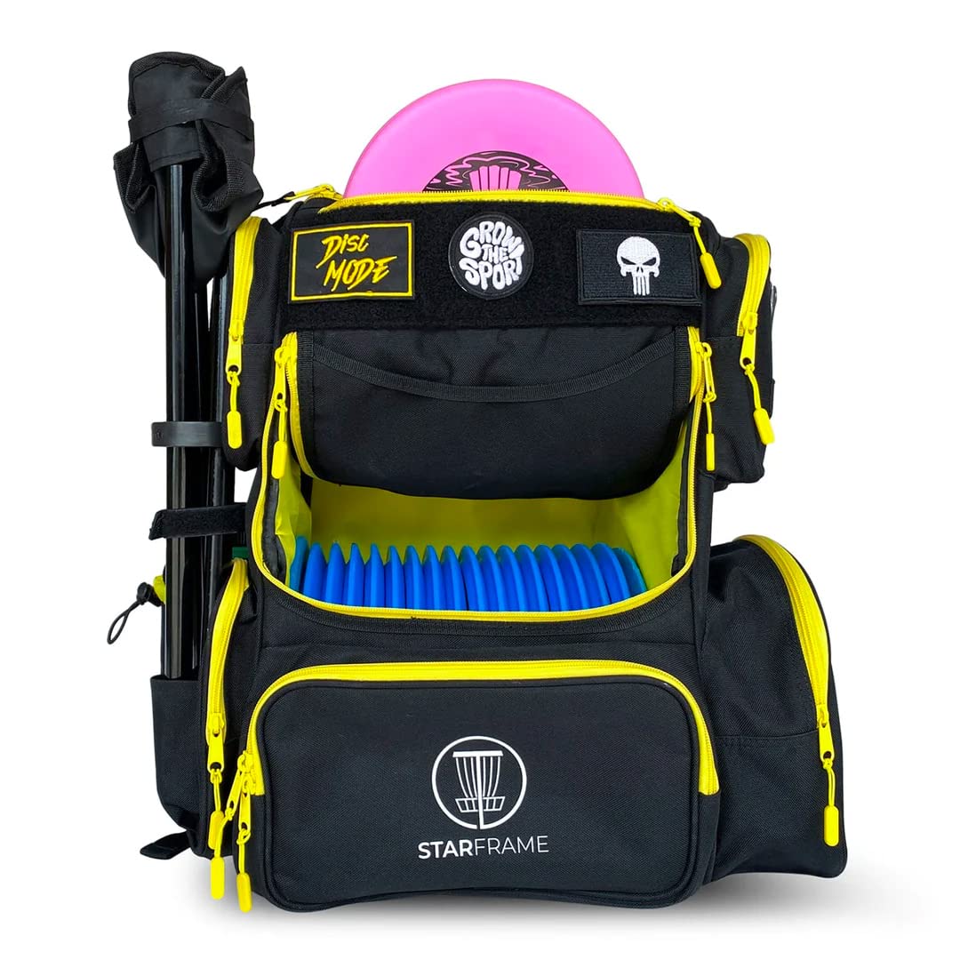 **Bandido Disc Golf Backpack with 4-Can Insulated Cooler – 30+ Disc Storage, Durable Lightweight Design for Men & Women – Perfect for Tournaments, Practice & Outdoor Adventures**