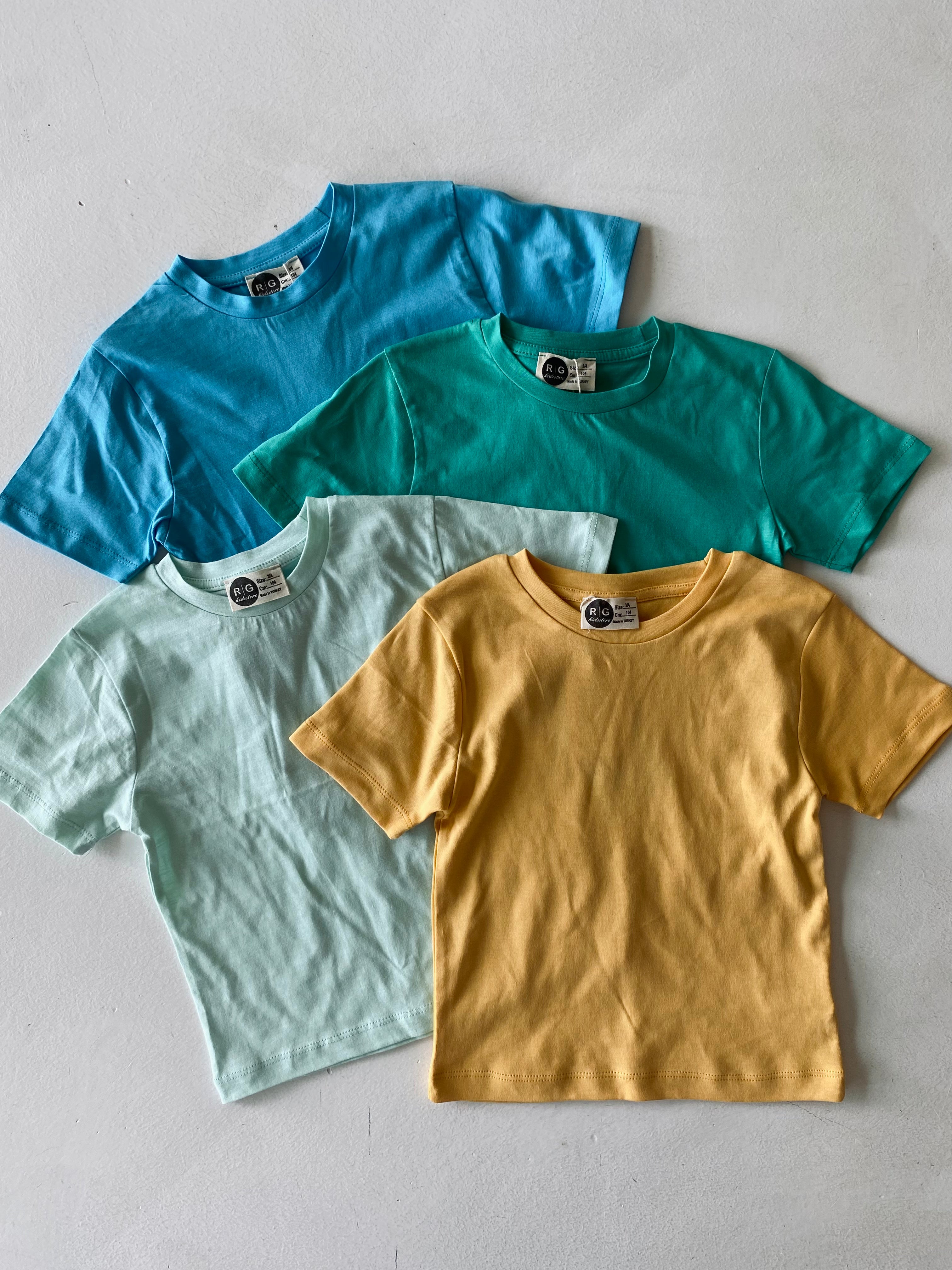 100% Cotton Basic Kids T-Shirt | Soft & Breathable Summer Tee for Boys & Girls | Perfect for Playdates, School & Outdoor Activities