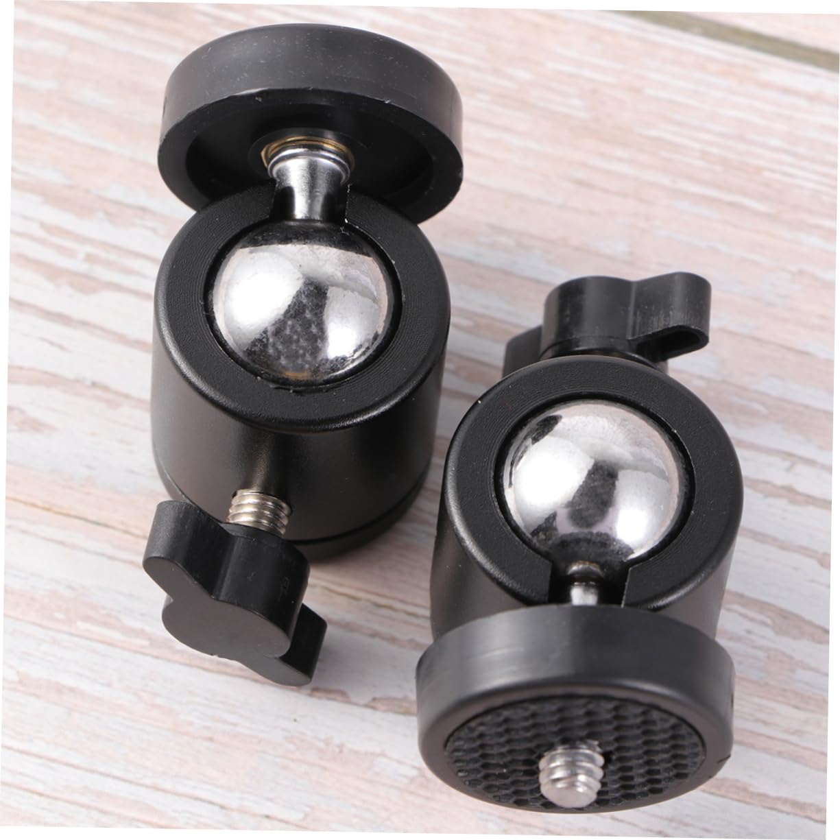360° Mini Tripod Stand with Ball Head - 2 Pack Compact Camera Tripod for DSLR, Smartphone, GoPro - 1/4