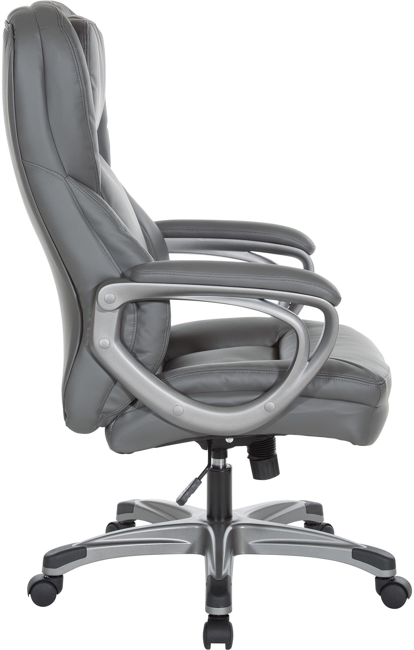 Office Star Executive Bonded Leather Office Chair [ECH6770] - Ergonomic Desk Chair for Home & Office, Adjustable Height & Swivel, Comfortable Work Chair for Long Hours