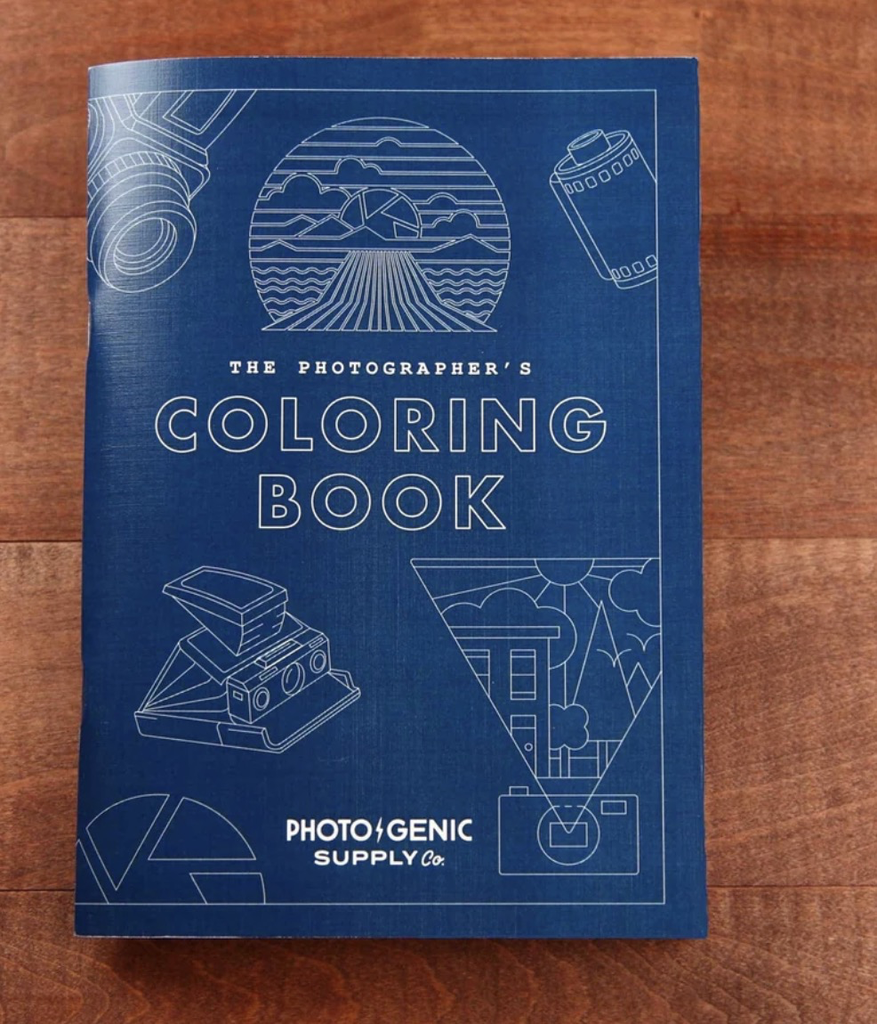 Photogenic Supply Co. Professional Photographer’s Coloring Book - Relaxing & Creative Stress Relief for Artists, Photographers & Adults - Perfect for Studio, Home & Travel Use