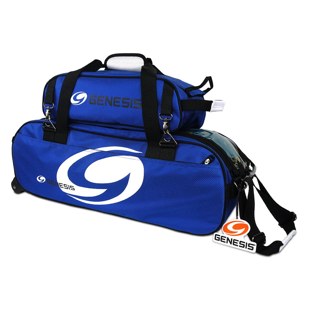 Genesis 3 Ball Bowling Tote Bag with ClearVision Technology - Perfect for League Play & Practice Sessions