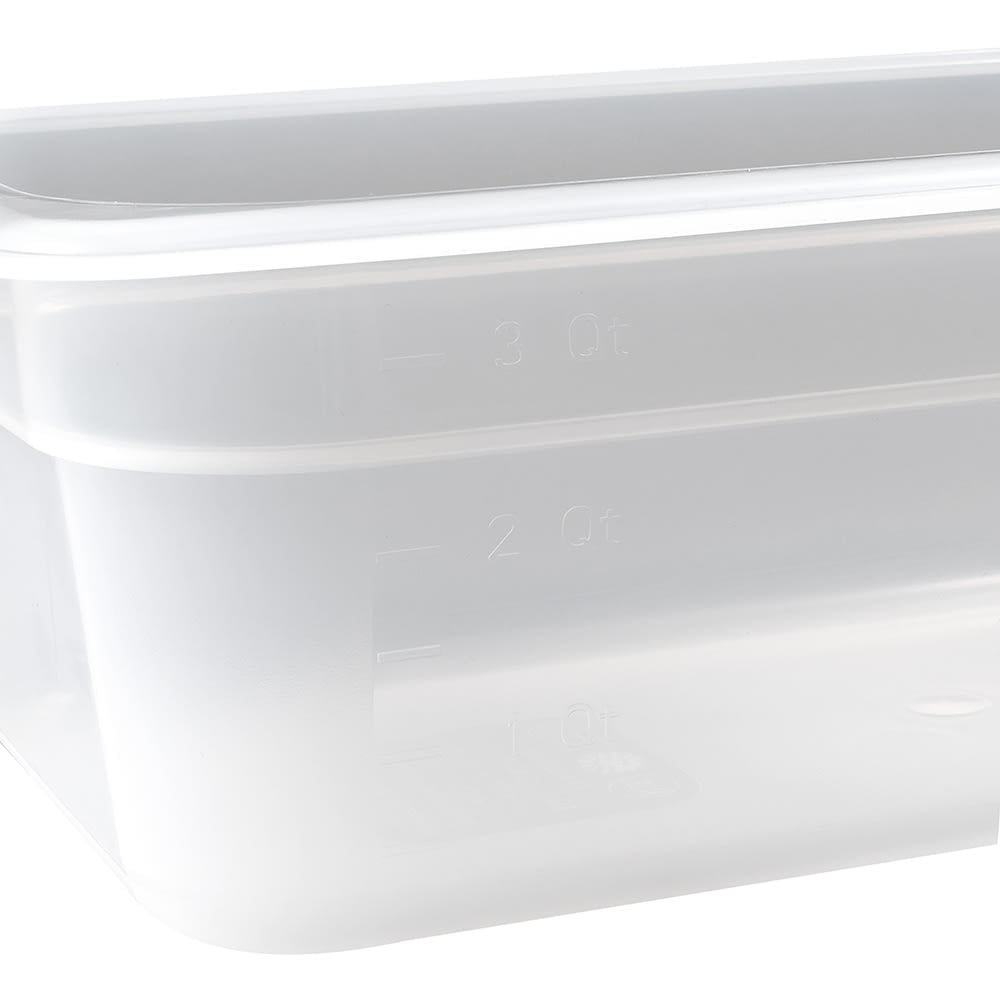 Cambro 34PP190 1/3 Size Translucent Polypropylene Food Pan - 4