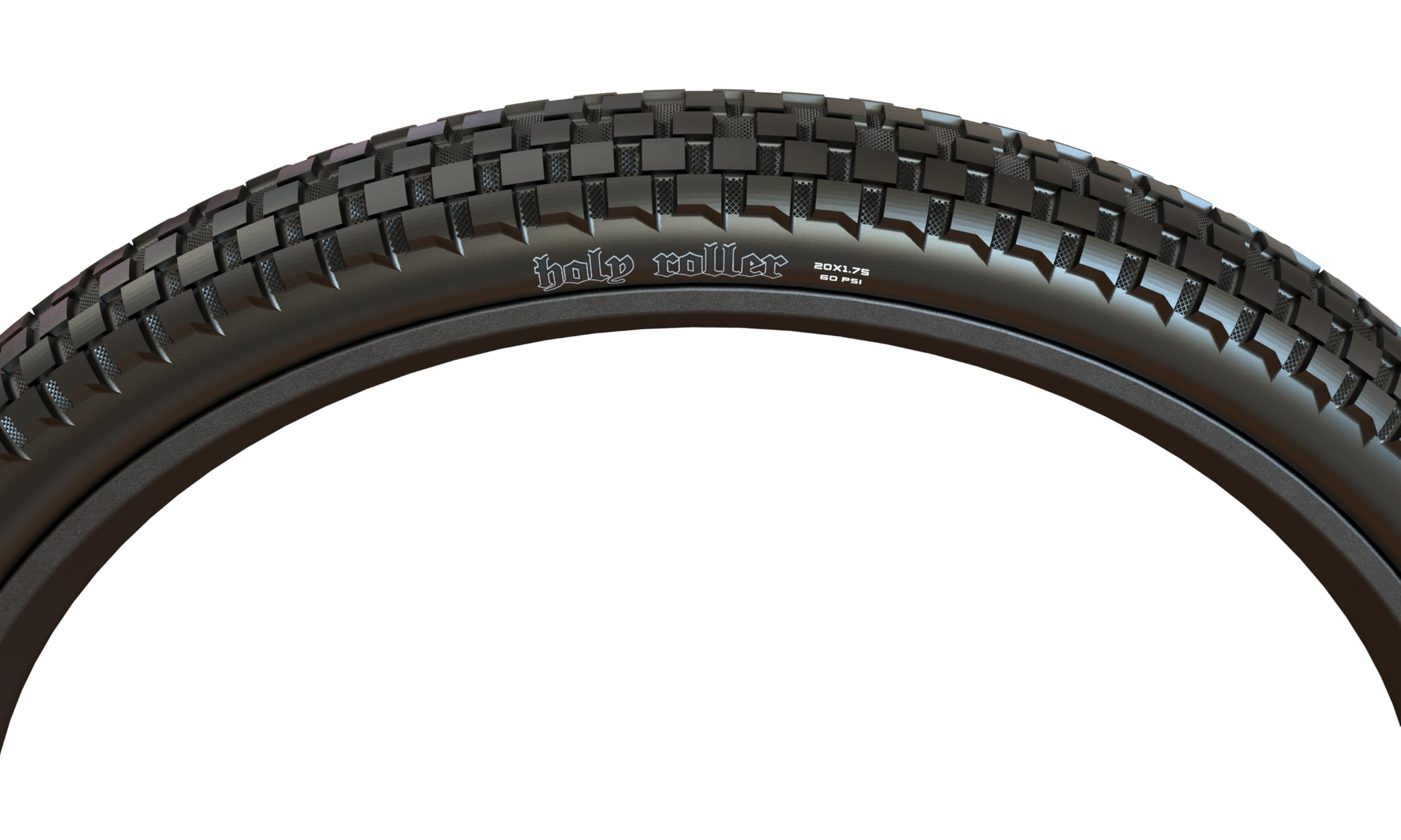 Maxxis Holy Roller BMX & Urban Bike Tire - 26x2.2 Wire Bead 62a Durable Compound for Street Riding & Commuting | Perfect for BMX Tricks, Urban Cycling & Daily Commutes