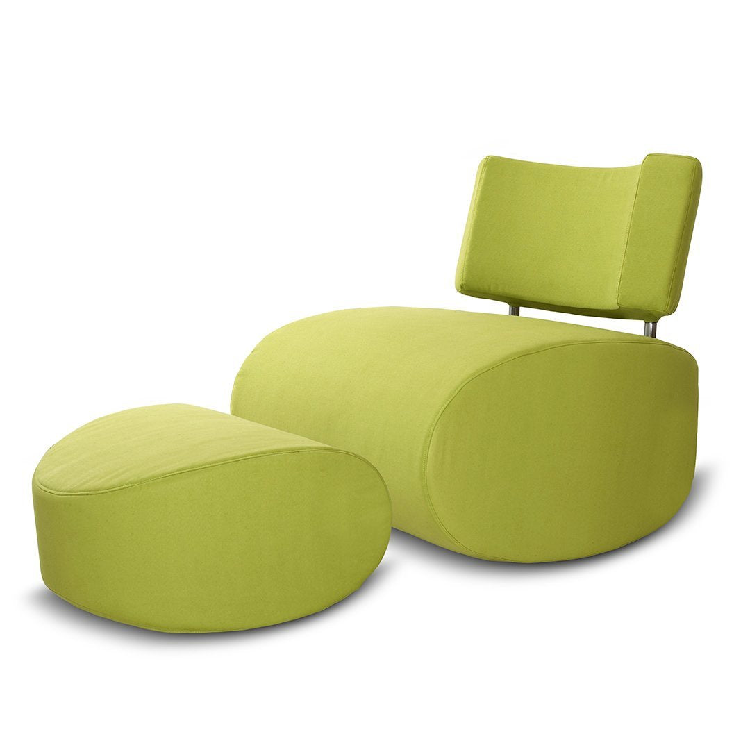 Engelbrechtsen Apollo Pouf Ottoman - Softline Comfortable Footrest, Stylish Home Decor for Living Room, Bedroom, or Nursery - Perfect for Relaxing, Reading, and Extra Seating
