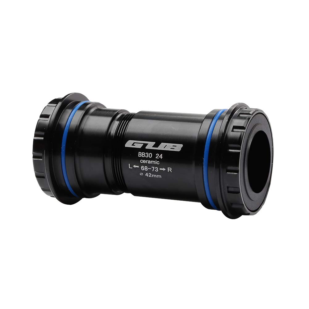 GUB BB30/24 Press-Fit Ceramic Bearing Bottom Bracket - Lightweight Aluminum Road Bike Bottom Bracket for High-Performance Cycling | Perfect for Road Bikes, Triathlon & Endurance Racing