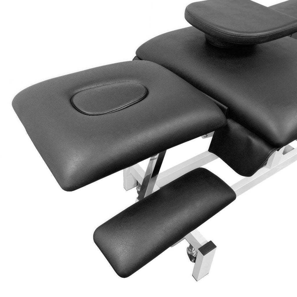 GreenLife® Thomas II Power Adjustable Chiropractic Bed with 4 Wheels & Dual Motors - Hydraulic Gas Lift Leg Support for Home/Clinic Physical Therapy & Pain Relief