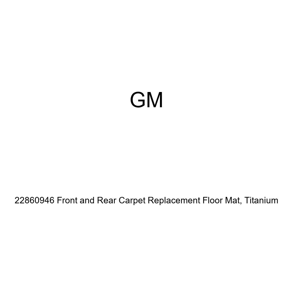 Premium GM Carpeted Floor Mats Set - Front & Rear Titanium Color | All-Weather Protection & Comfort for Cars, Trucks & SUVs | Perfect for Daily Commute & Road Trips