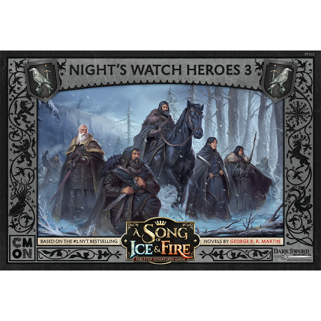 Night's Watch Heroes 3 - Premium Collectible Action Figure | Game of Thrones Inspired | Perfect for Display, Gifts & Fantasy Collections