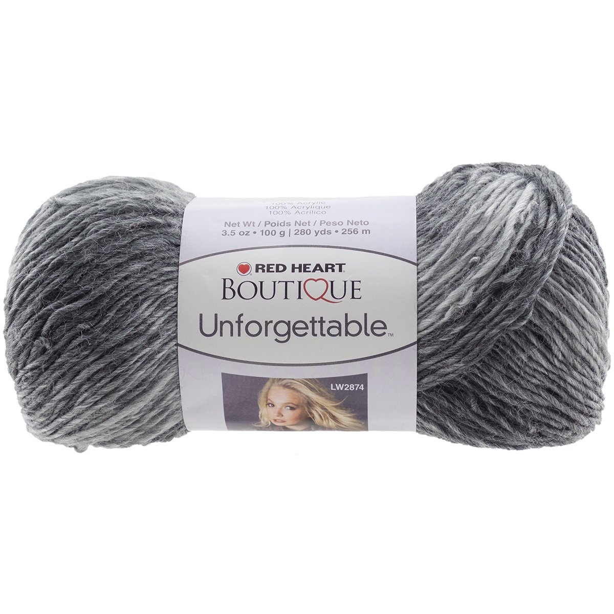 RED HEART Boutique Unforgettable Yarn - Soft & Durable Crochet & Knitting Yarn for Scarves, Hats & DIY Crafts (Bistro Color) | Perfect for Home Decor & Gift Making