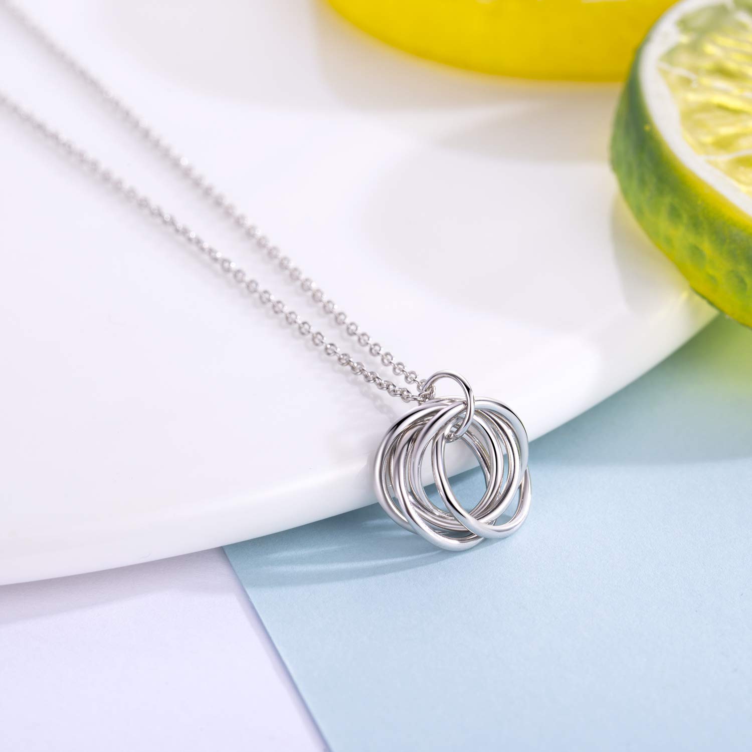 30th 40th 50th 60th 70th 80th 90th Birthday Gifts for Women - 925 Sterling Silver Happy Birthday Necklace Jewelry - Perfect for Milestone Celebrations, Anniversaries & Special Occasions