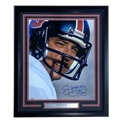 Jim Kelly Autographed Framed 16x20 USFL Houston Gamblers Photo - 1984 MVP Certified by Steiner Sports - Perfect for Sports Memorabilia Collectors and Man Cave Decor
