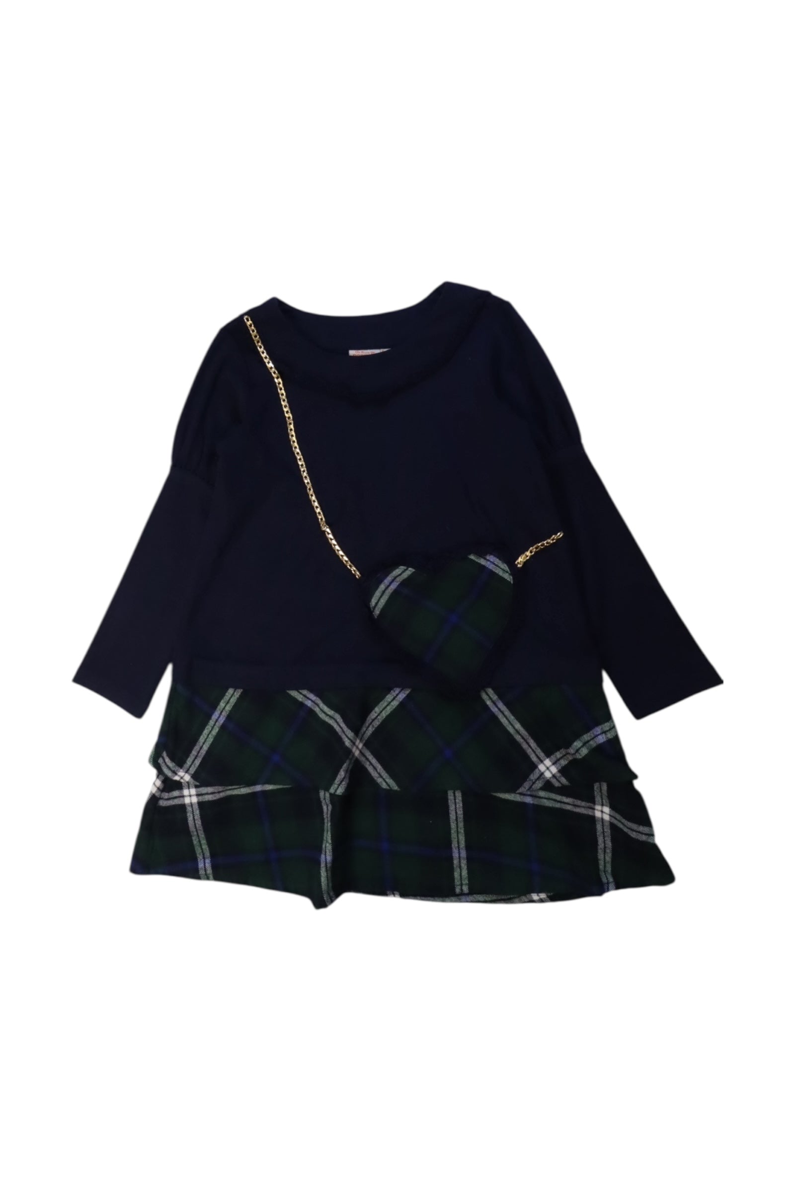 Ponpoko Long Sleeve Dress for Girls Size 5T - Cute Kids Casual Outfit for School, Playdates & Family Photos