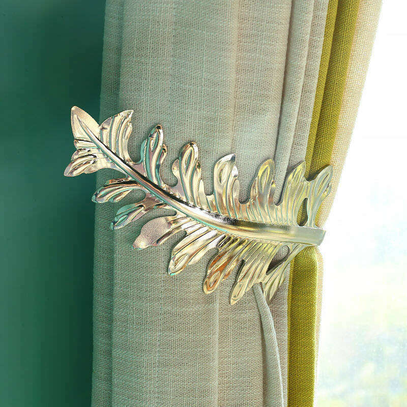 Pearl Simon Wall Mounted Metal Hooks for Curtains - Heavy Duty Decorative Hooks for Drapes, Blinds & Home Organization (Set of 6) - Perfect for Living Room, Bedroom & Window Treatments
