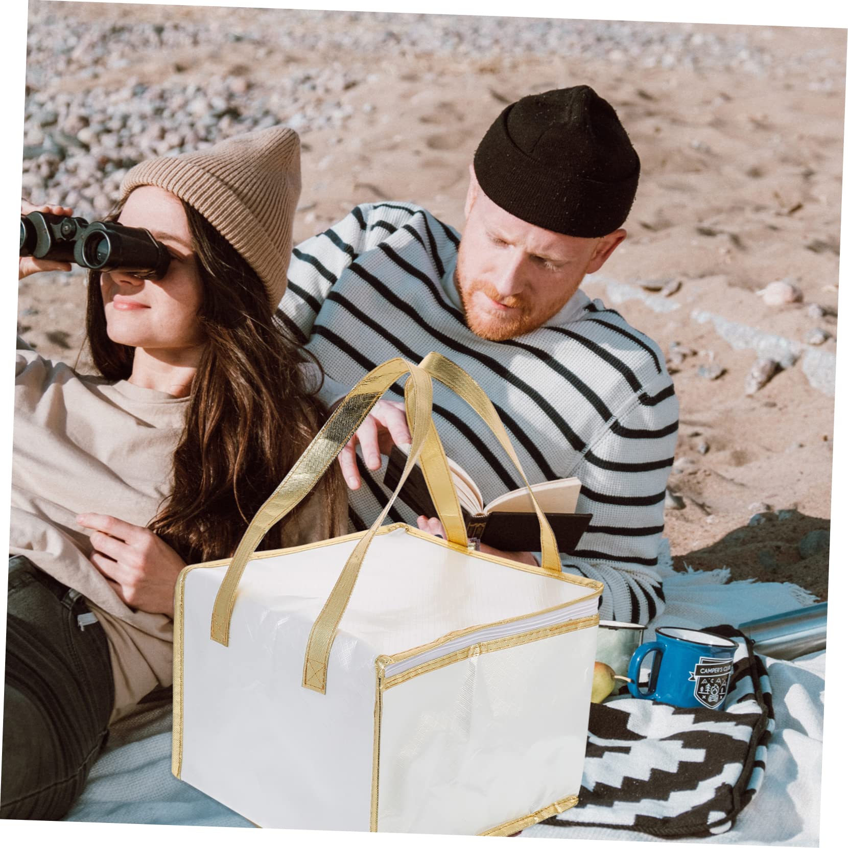 Premium Insulated Food Storage Bag for Seafood & Snacks - Leakproof, Portable Cooler Lunch Bag - Perfect for Picnics, Beach Trips & Outdoor Adventures