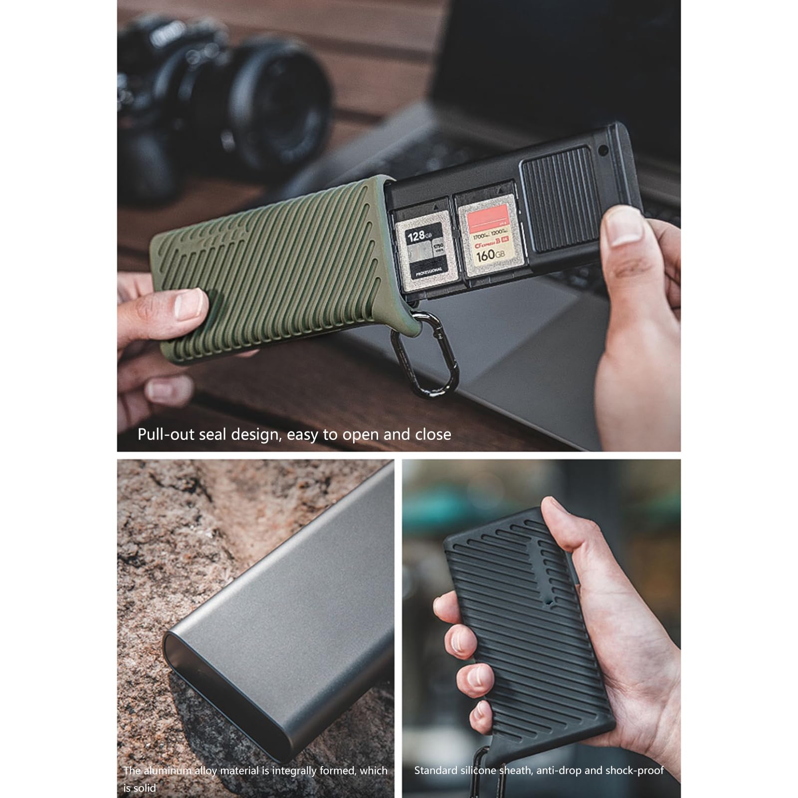 High-Speed CFexpress Card Reader - Fast Read/Write for DSLR, Mirrorless & Sports Cameras | Compatible with Nikon, Canon, Sony | Perfect for 4K Video & Burst Mode Photography