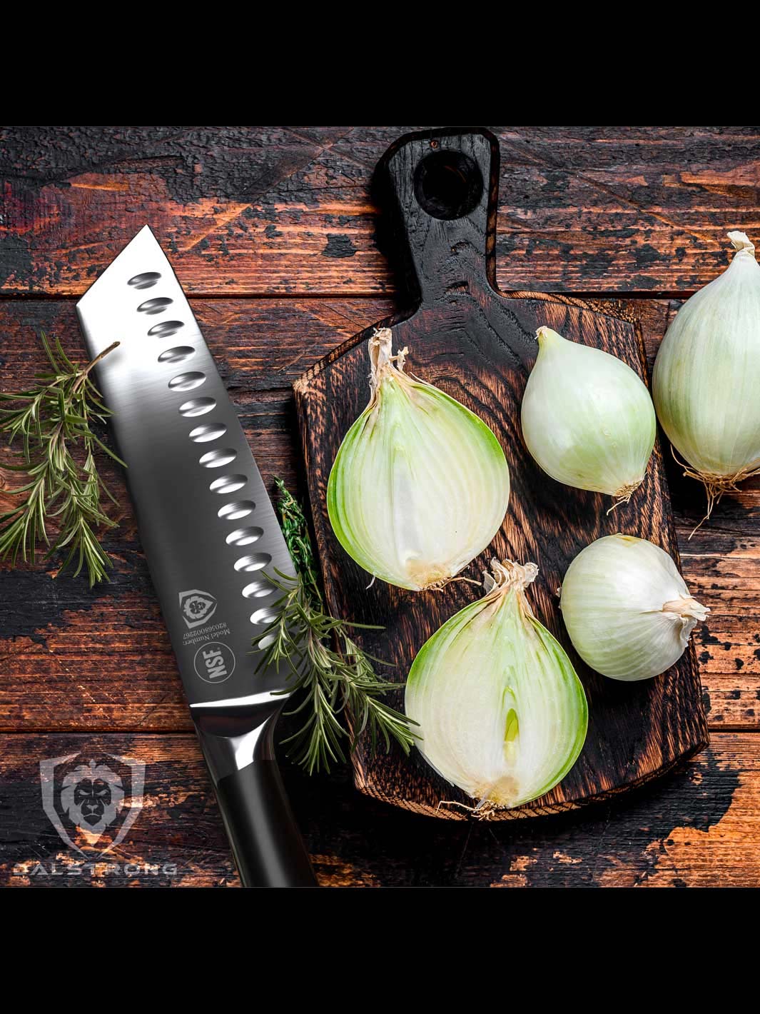 Dalstrong Vanquish Series 7-inch Santoku Knife - NSF Certified Japanese Kitchen Knife for Slicing, Dicing & Mincing | Perfect for Home Chefs & Professional Kitchens
