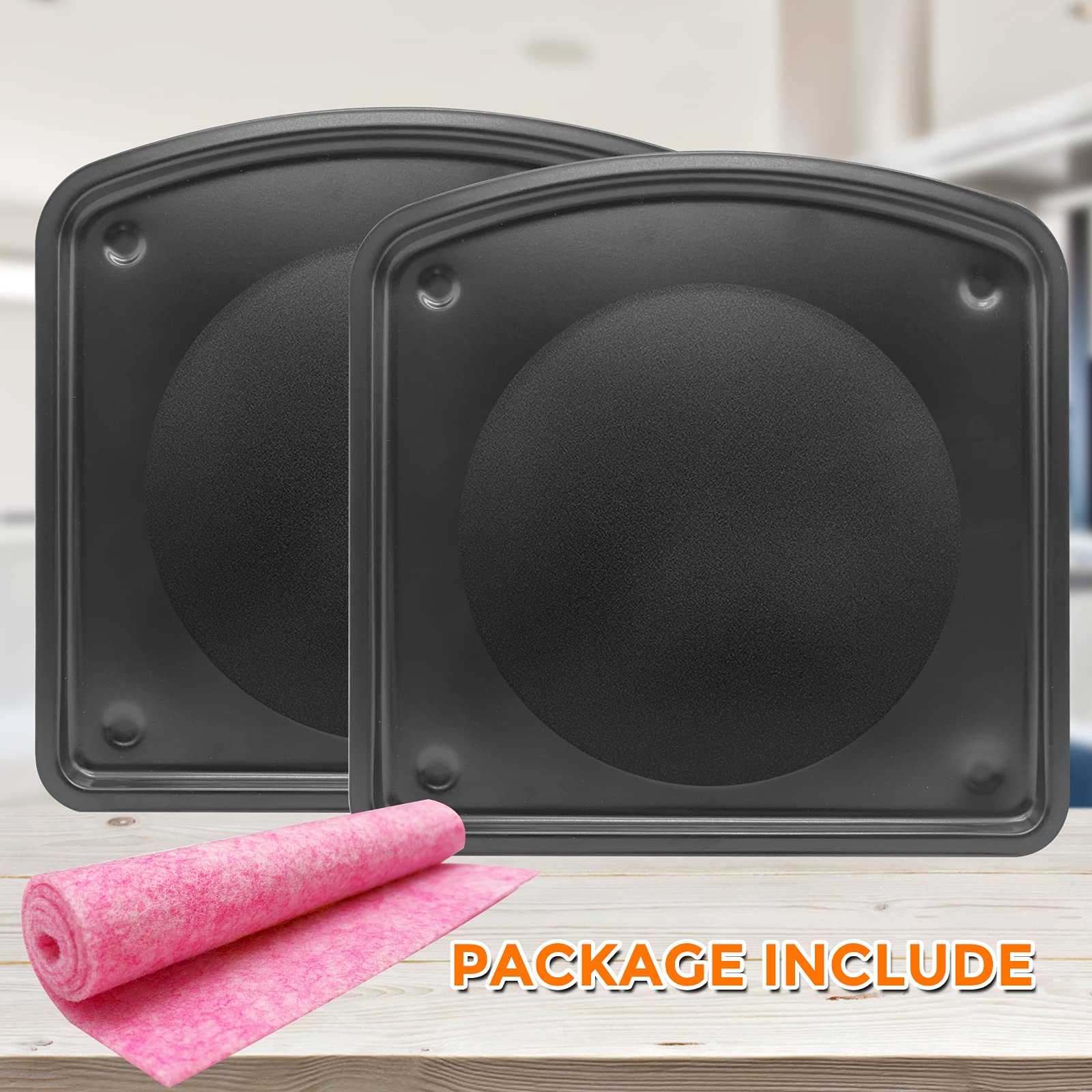 2PCS Nonstick Air Fryer Drip Tray Replacement for Chefman 6.3QT, Ultrean & Aria Air Fryers - Dishwasher Safe Oil Drip Pan Accessories | Perfect for Healthy Cooking, Crispy Fried Foods & Easy Cleanup