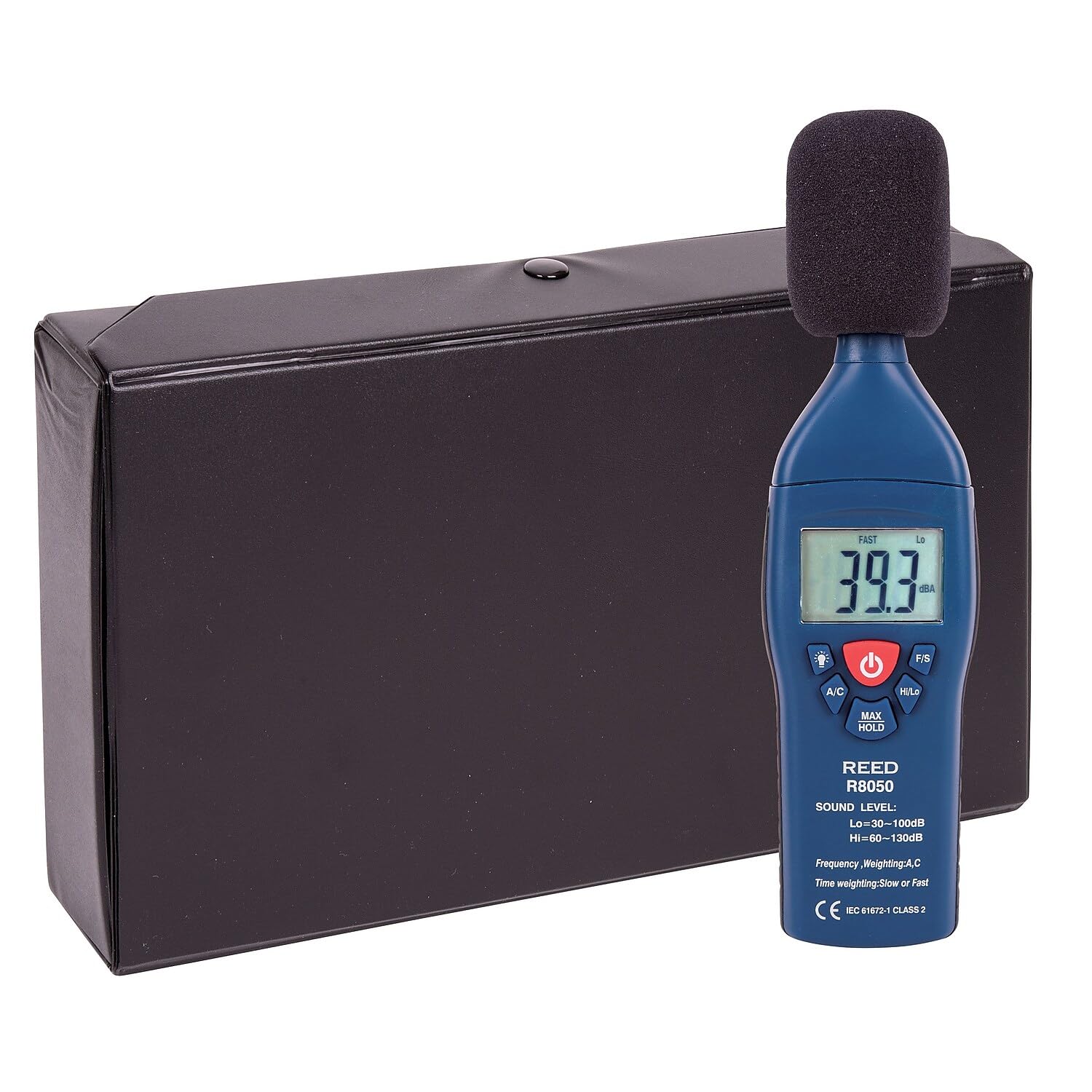REED Instruments R8050 Dual Range Sound Level Meter - Professional Noise Measurement Device for Home, Office & Industrial Use