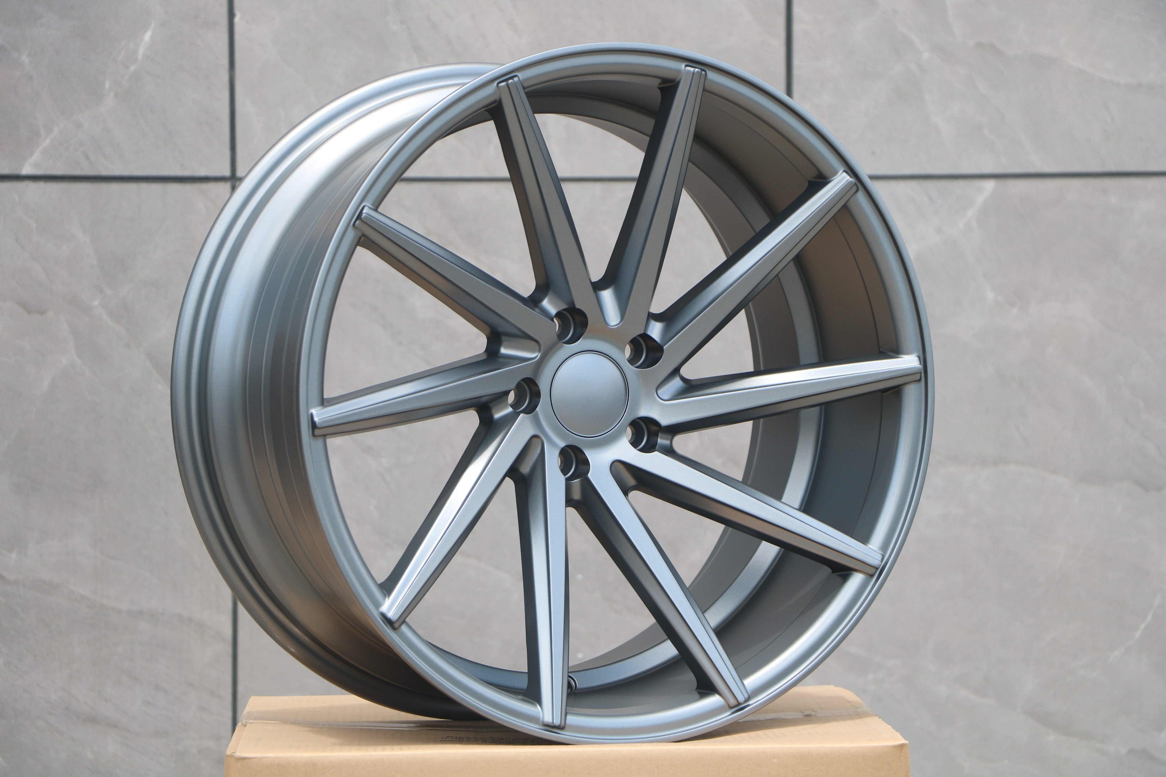 19-Inch Swirl Style Alloy Wheels - Premium Car Rims for Sedans & SUVs - Enhance Your Vehicle's Style & Performance for Street Driving & Car Shows