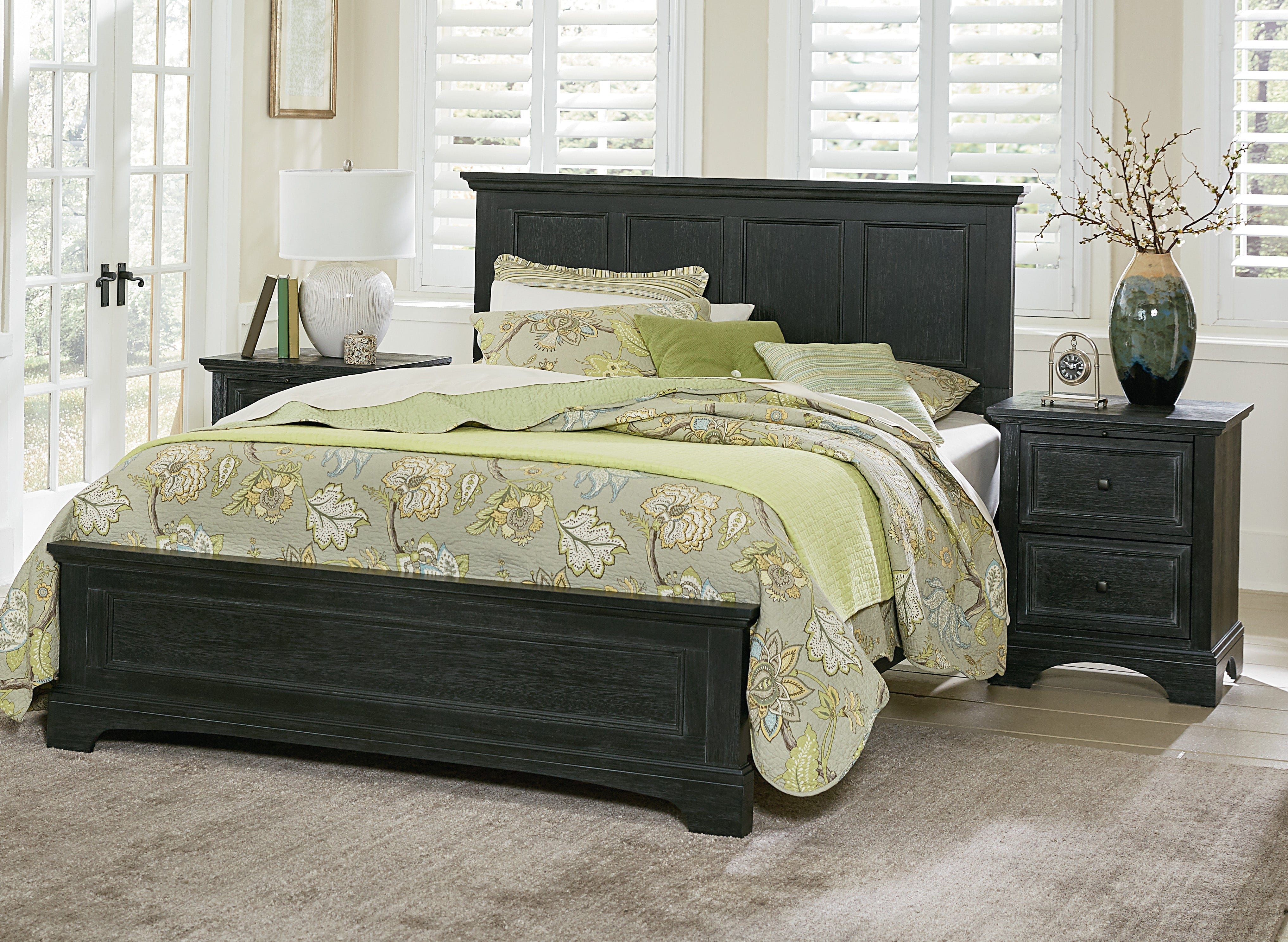 Office Star Farmhouse King Bedroom Set [BP 4200 313B] - Rustic Bedroom Furniture for Master Suite, Guest Room & Home Decor
