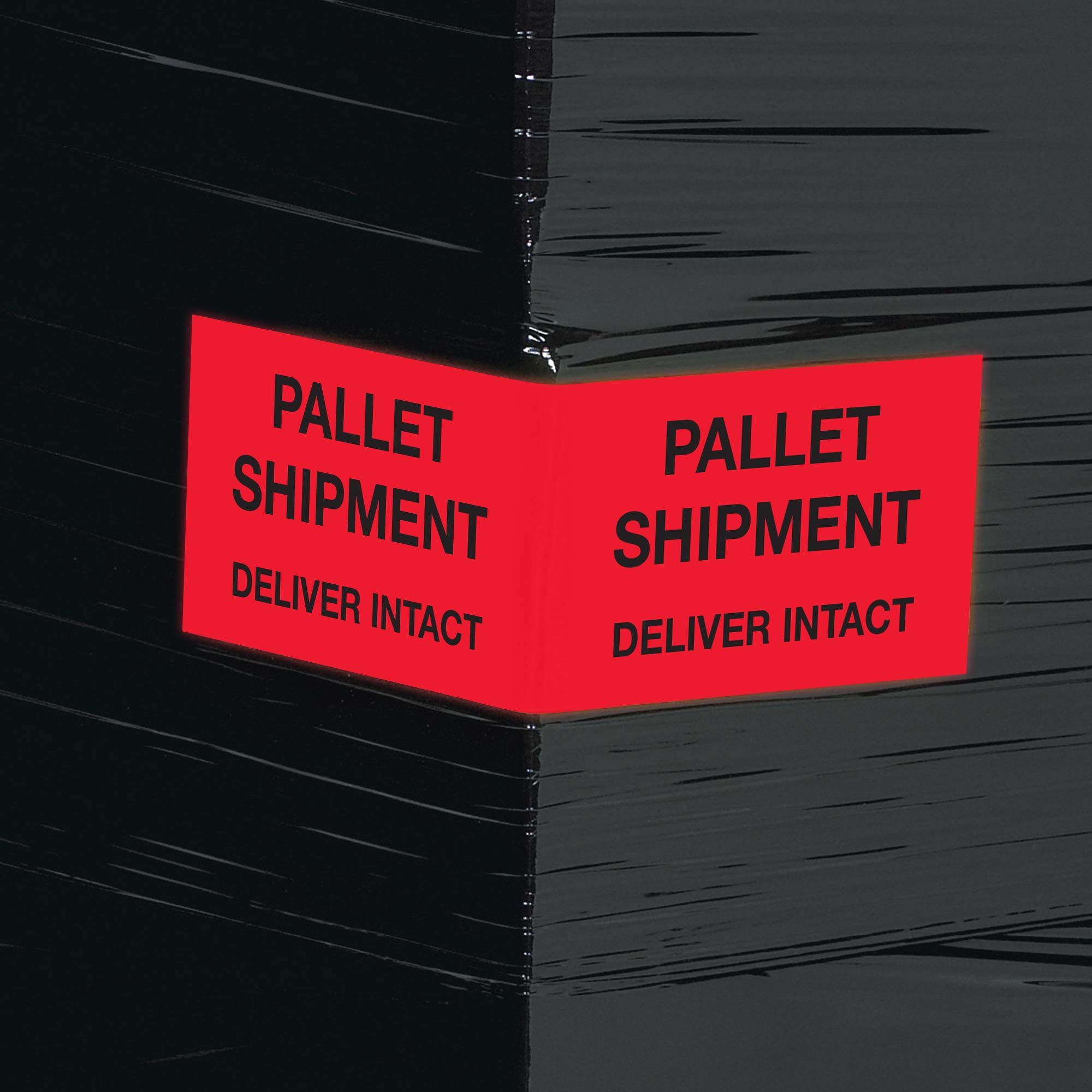 Tape Logic TLDL1330 Fluorescent Red Shipping Labels - 3