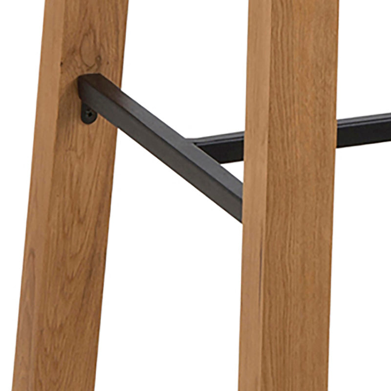 TAINA 117cm Bar Table - Solid Wood Wild Oak Finish - Perfect for Kitchen Island, Dining Room & Outdoor Patio
