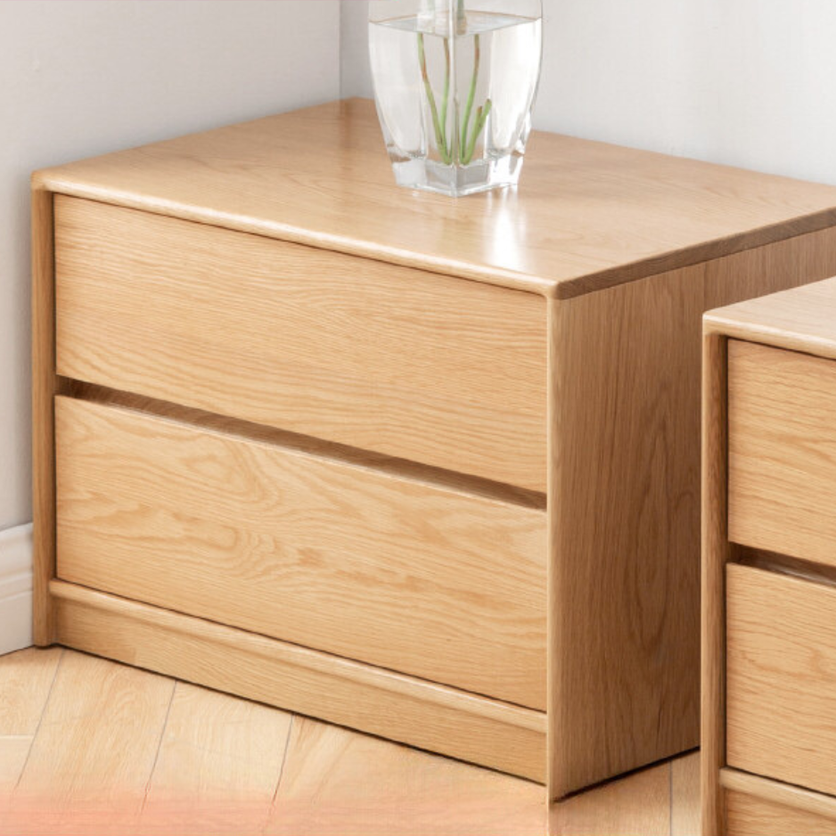 Solid Oak Wood TV Stand with Storage Shelf - Perfect for Living Room, Bedroom & Home Theater Entertainment Centers