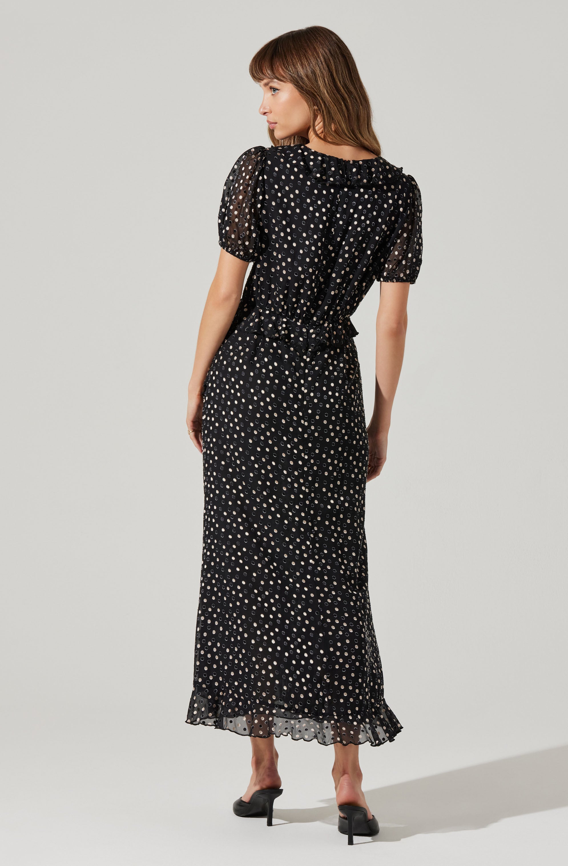Bennet Polka Dot Midi Dress - Floral Print Summer Dress for Women | Perfect for Casual Outings, Beach Vacations & Date Nights