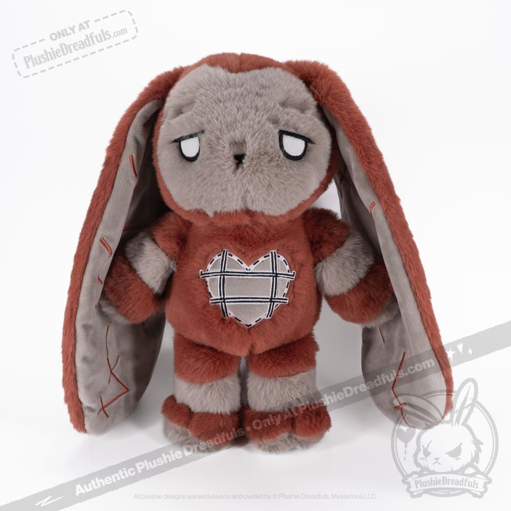 Plushie Dreadfuls Antisocial Personality Disorder Rabbit V2 - Soft Stuffed Animal Toy for Mental Health Awareness, Comfort & Therapy | Perfect Gift for Anxiety Relief, PTSD Support & Emotional Healing